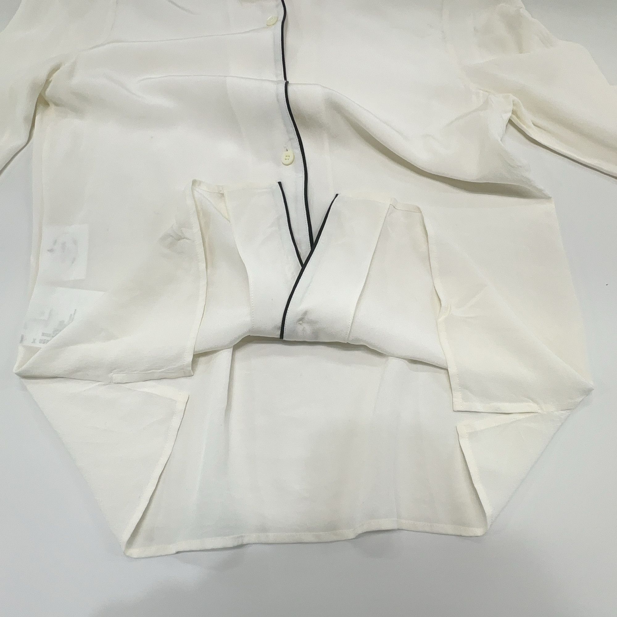 Prada Prada Contrast Piping Button Up Shirt Size 36 Size XS / US 0-2 / IT 36-38 - 10 Thumbnail