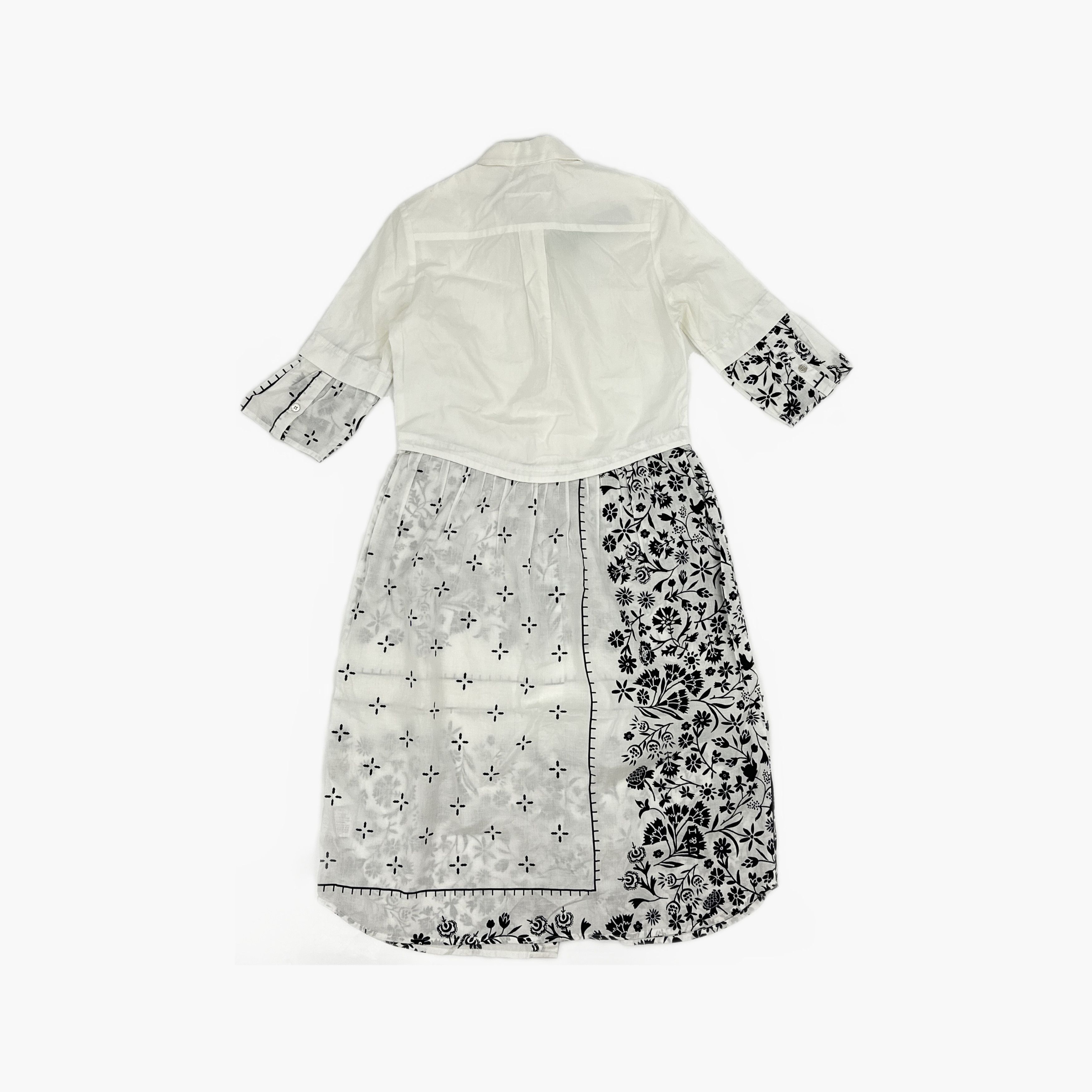 MM6 MM6 Maison Margiela Floral Shirt Dress Size 38 Size XS / US 0-2 / IT 36-38 - 2 Thumbnail