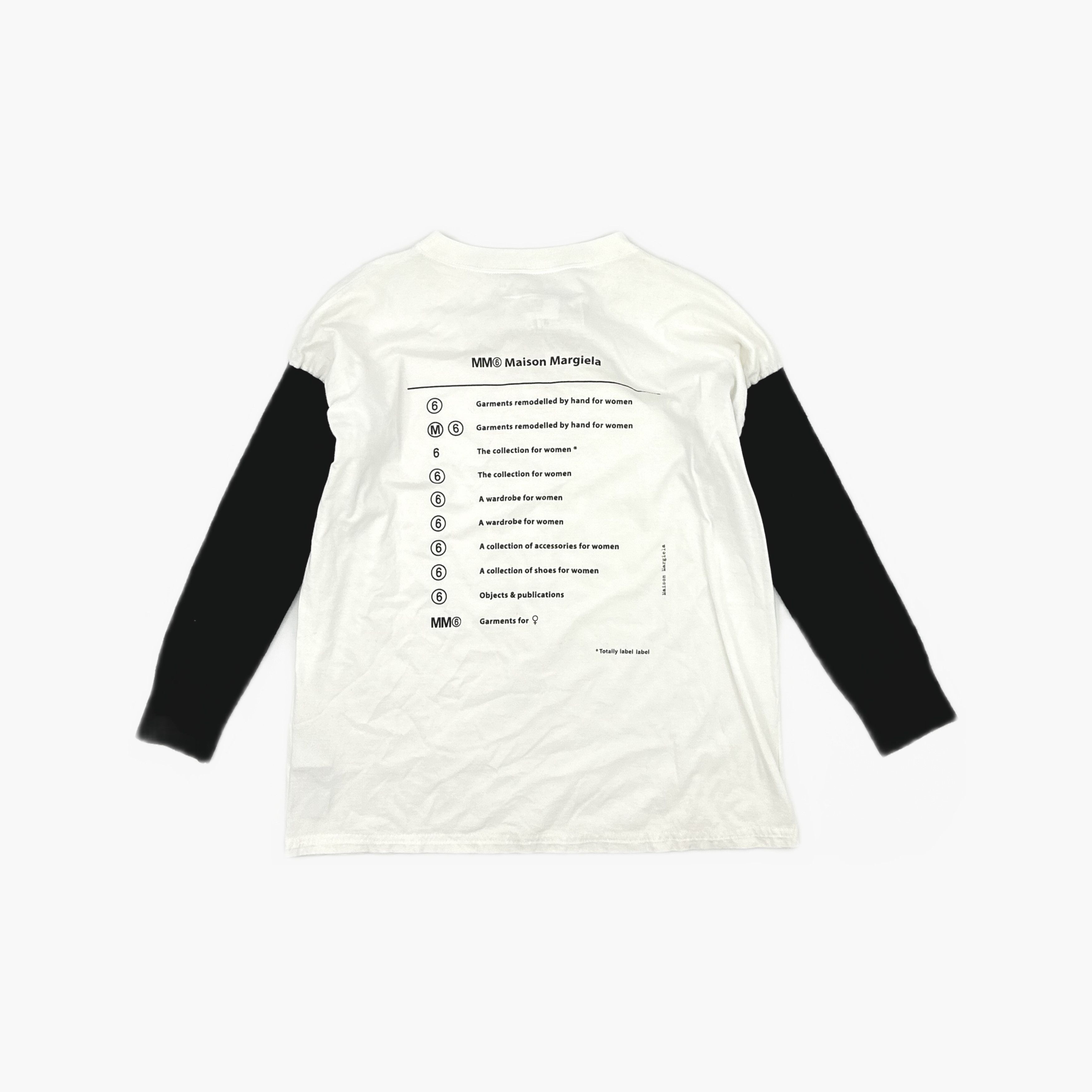 MM6 MM6 Maison Margiela Graphic Long Sleeve Top Size M Size M / US 6-8 / IT 42-44 - 2 Thumbnail