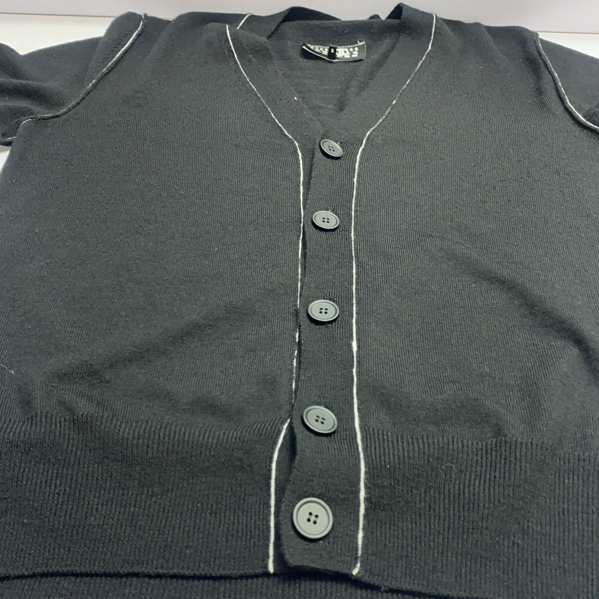 MM6 MM6 Maison Margiela Contrast Stitch Cardigan Size S Size US S / EU 44-46 / 1 - 8 Thumbnail