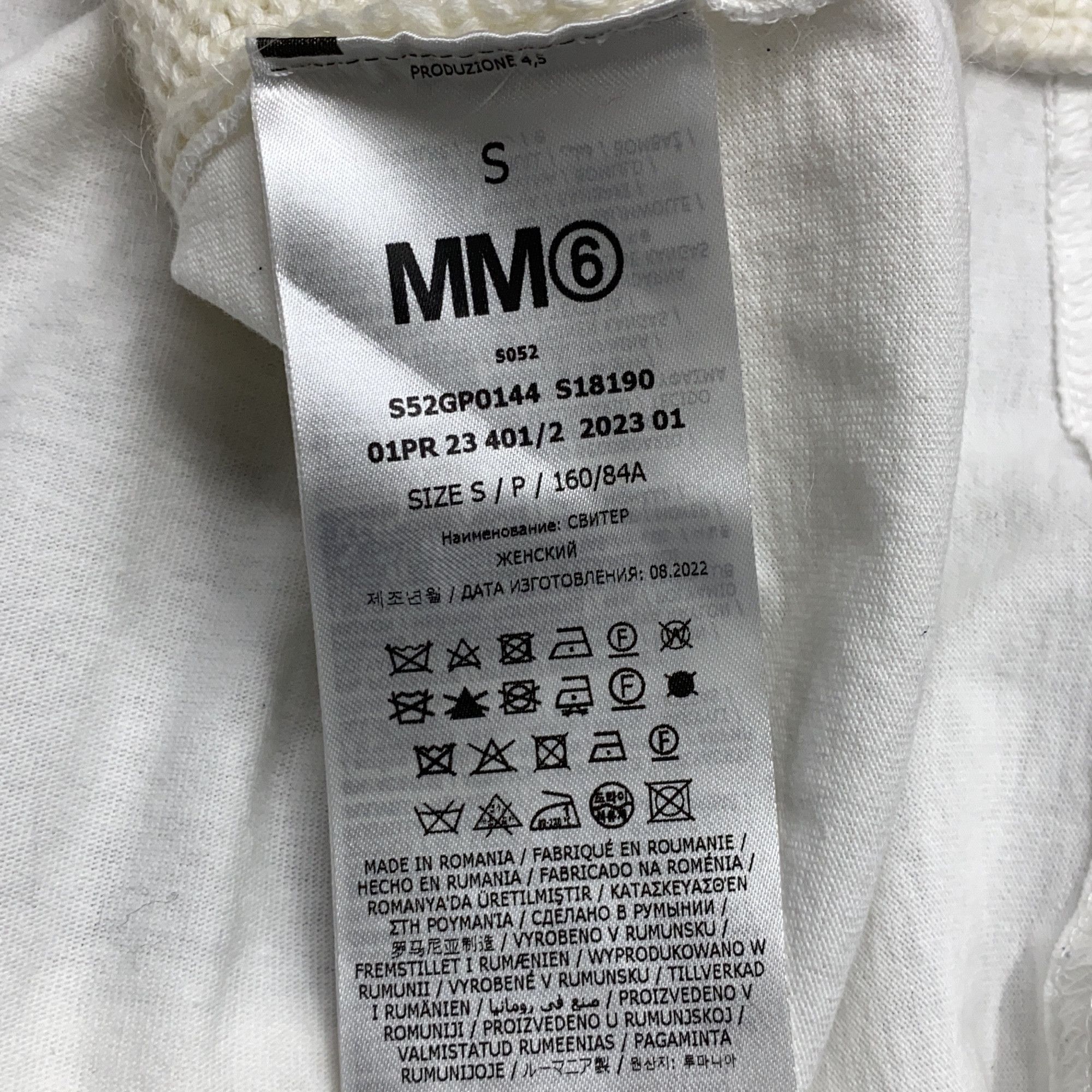 MM6 MM6 Maison Margiela Numeric Jacquard Knit Sweater Size S Size S / US 4 / IT 40 - 5 Thumbnail