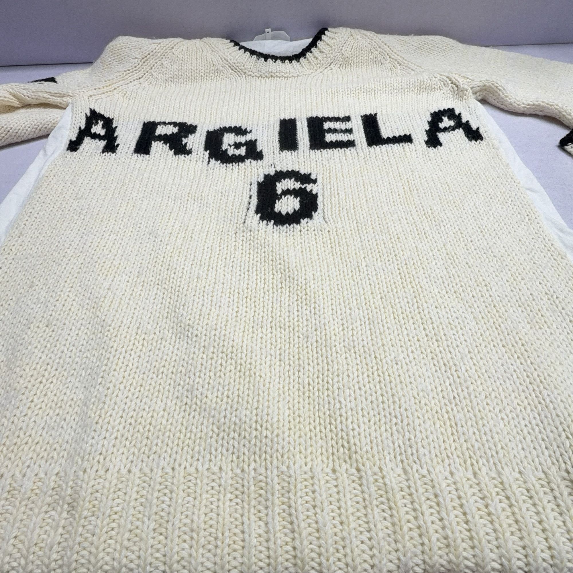 MM6 MM6 Maison Margiela Logo Knit Sweater Size S Size S / US 4 / IT 40 - 6 Thumbnail