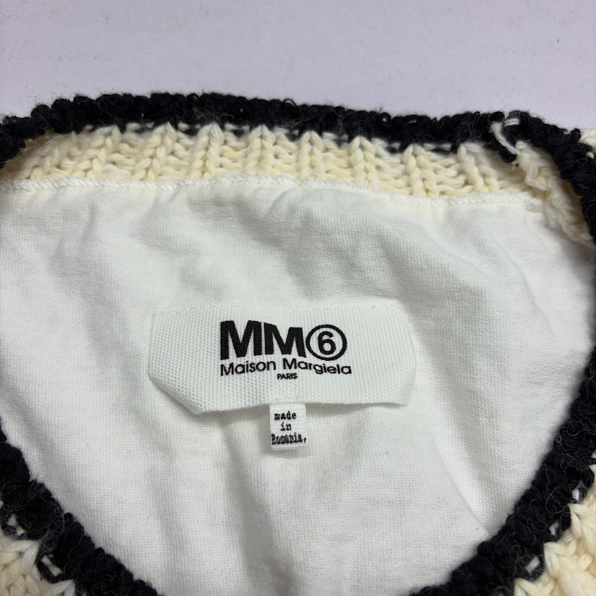 MM6 MM6 Maison Margiela Logo Knit Sweater Size S Size S / US 4 / IT 40 - 4 Thumbnail