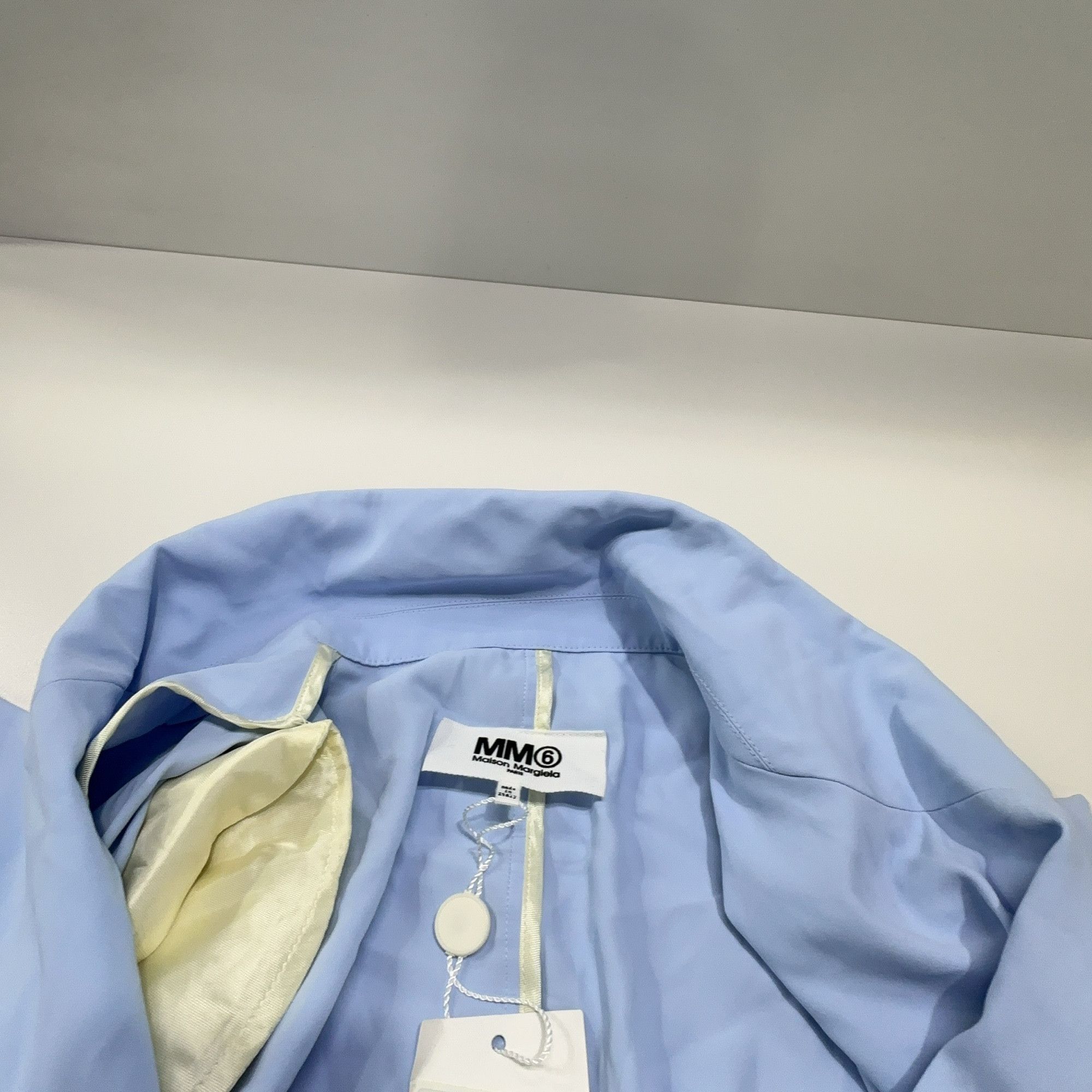 MM6 MM6 Maison Margiela Light Blue Blazer Size 42 Size M / US 6-8 / IT 42-44 - 7 Thumbnail