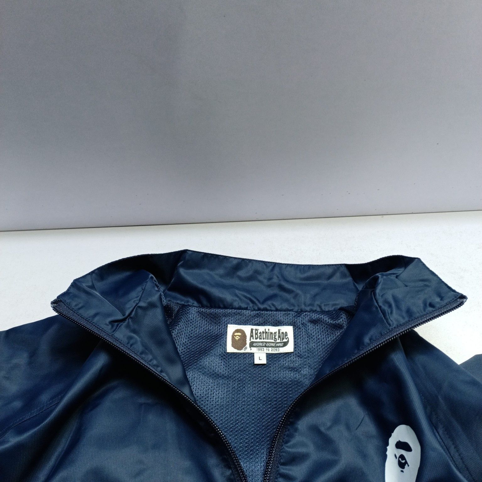 MM6 A Bathing Ape Logo Nylon Light Jacket Size L Size US L / EU 52-54 / 3 - 6 Thumbnail