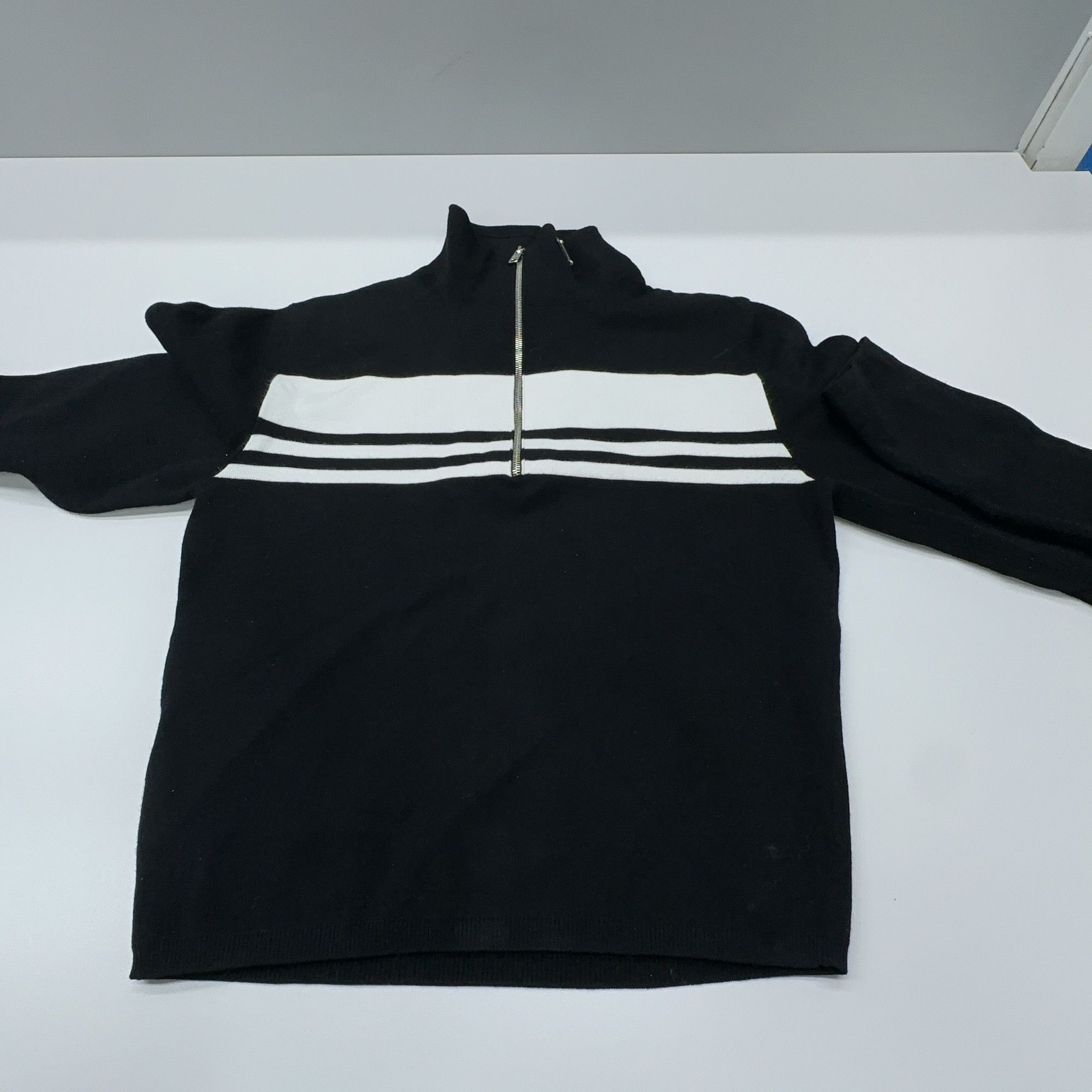 Prada Prada Striped Half-Zip Sweater Size 38 Size XS / US 0-2 / IT 36-38 - 8 Thumbnail