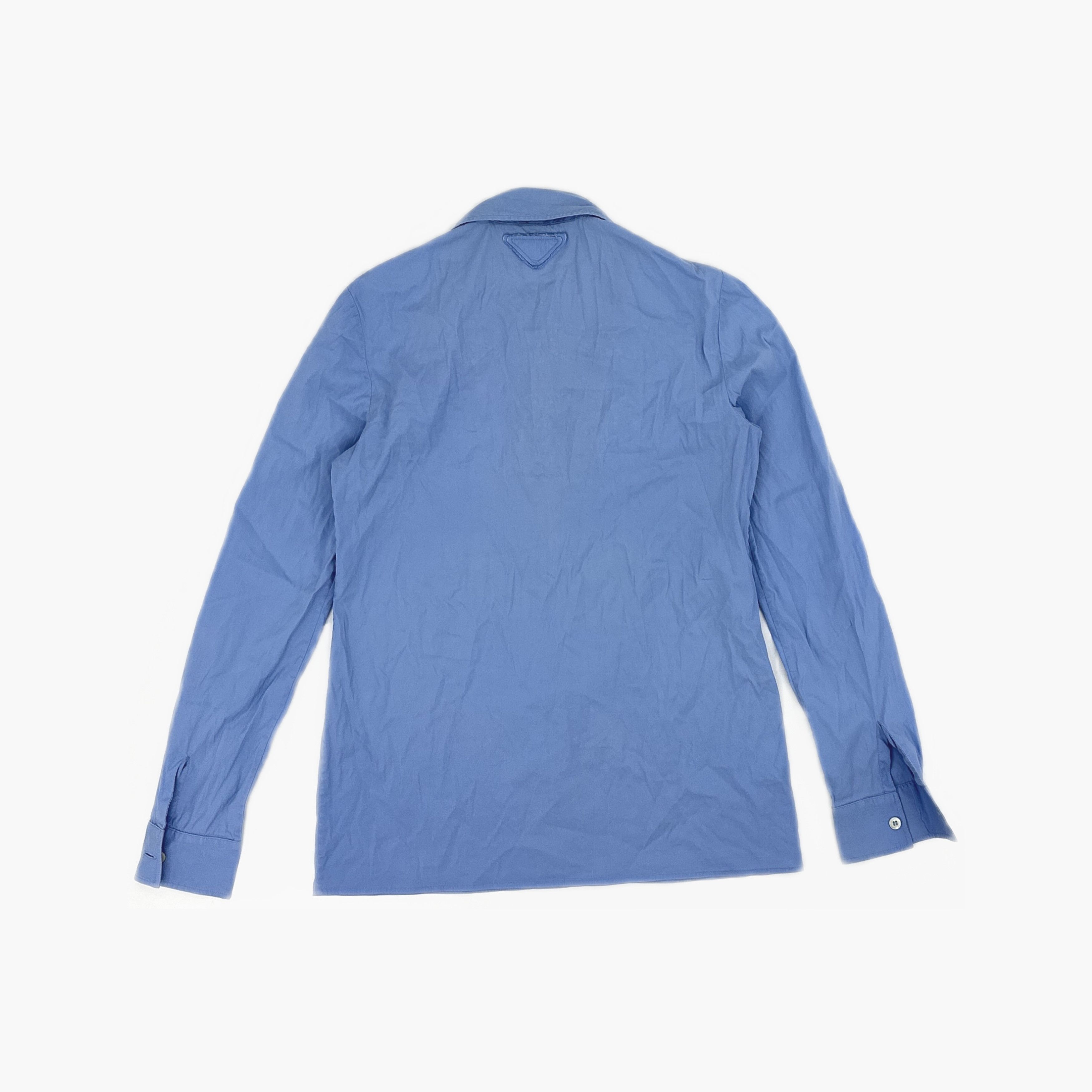 Prada Prada Blue Collared Button Up Shirt Size 38 Size XS / US 0-2 / IT 36-38 - 2 Thumbnail