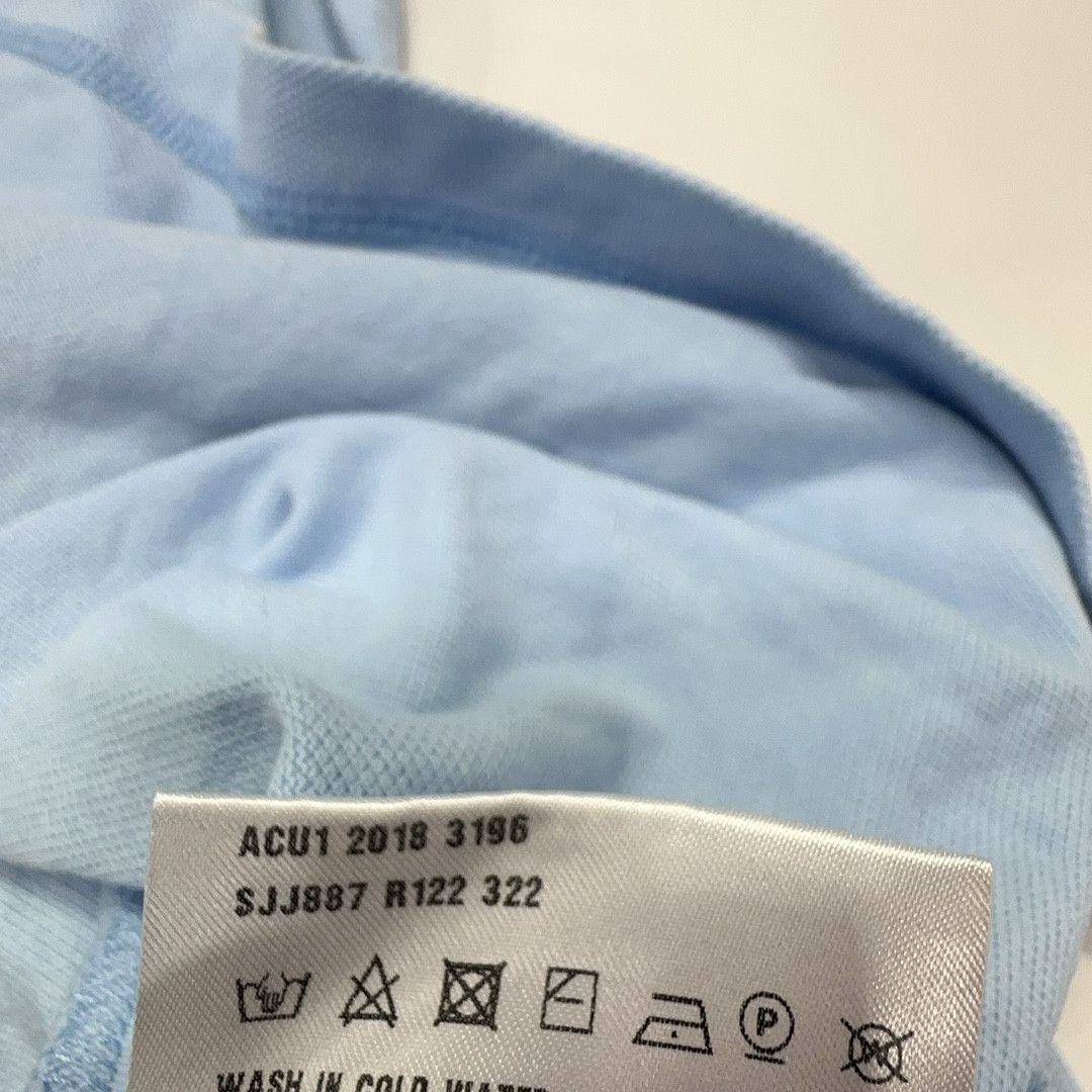 Prada Prada Blue Logo Patch Polo Shirt Size M Size US M / EU 48-50 / 2 - 5 Thumbnail