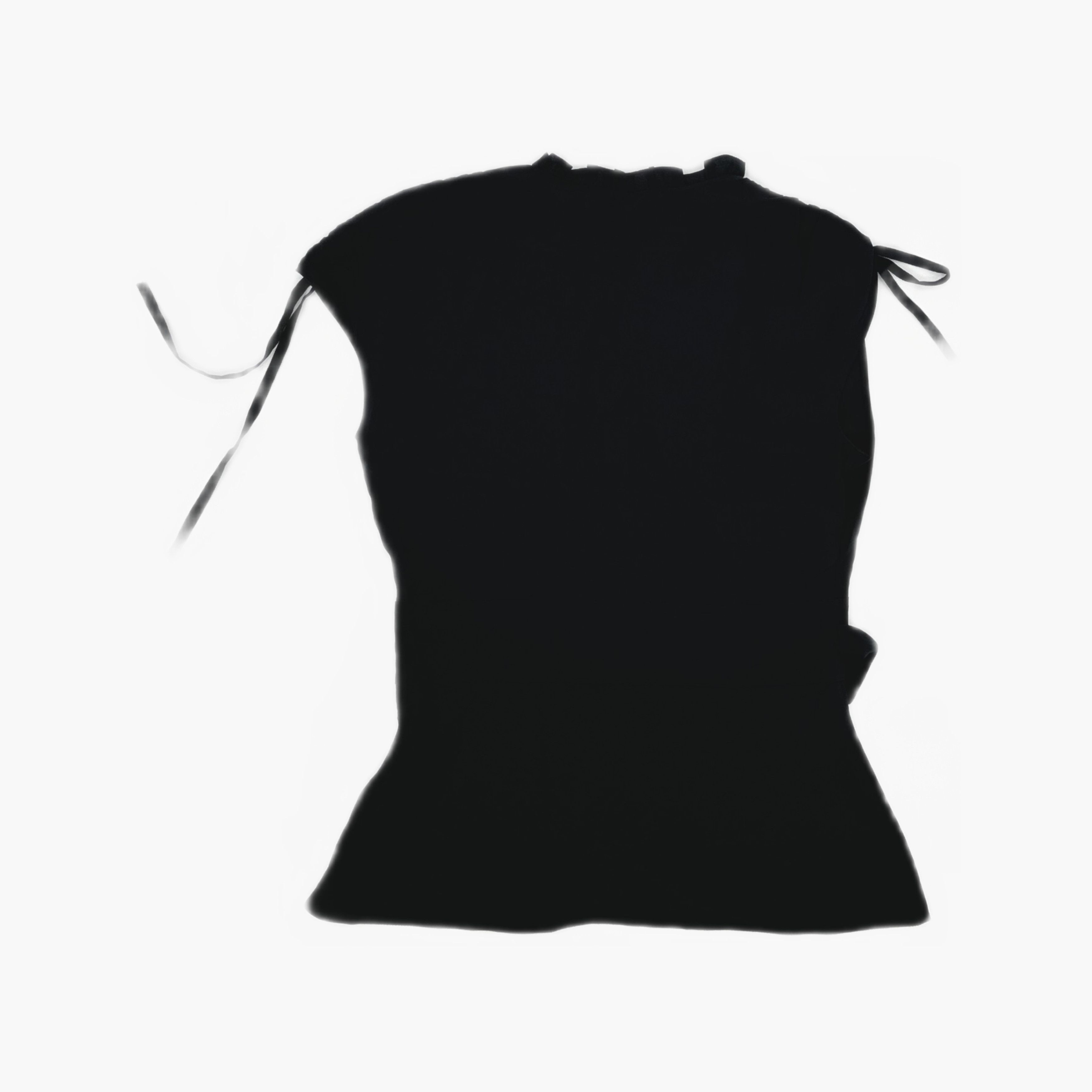 Prada Prada Black Sleeveless Blouse Size 42 Size M / US 6-8 / IT 42-44 - 2 Thumbnail