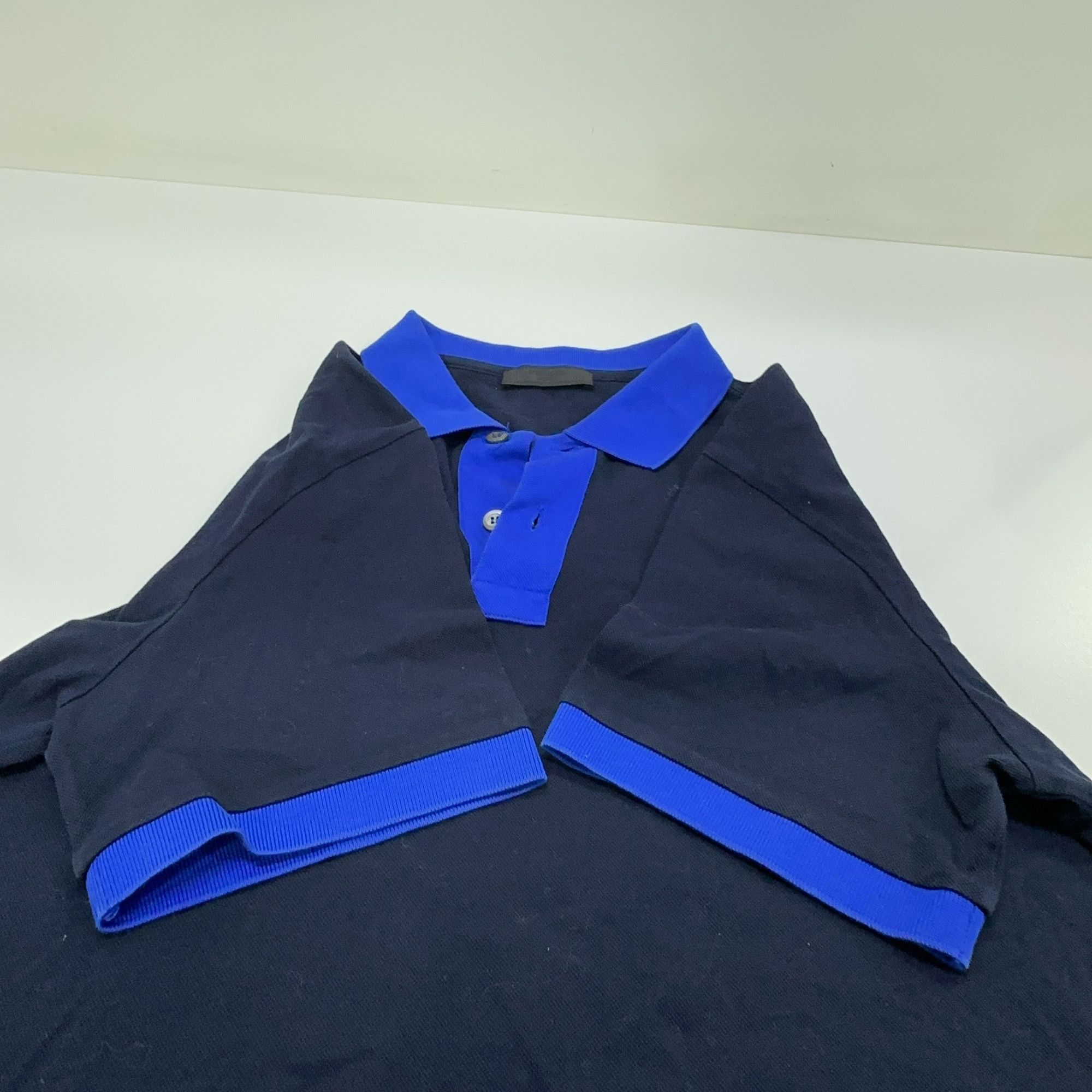 Prada Prada Contrast Collar Polo Shirt Size M Size US M / EU 48-50 / 2 - 10 Thumbnail