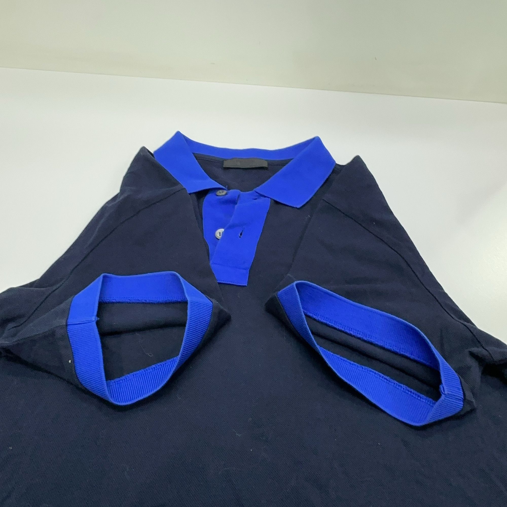 Prada Prada Contrast Collar Polo Shirt Size M Size US M / EU 48-50 / 2 - 11 Thumbnail