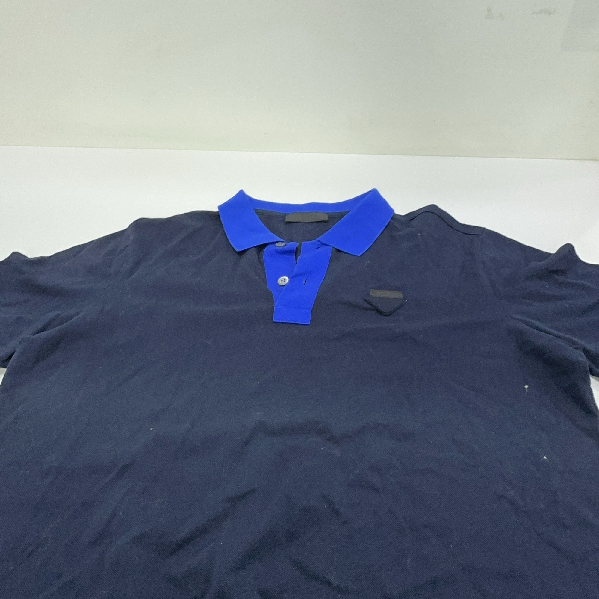 Prada Prada Contrast Collar Polo Shirt Size M Size US M / EU 48-50 / 2 - 7 Thumbnail