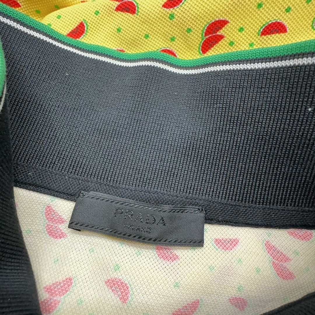 Prada Prada Watermelon Print Polo Size L Size US L / EU 52-54 / 3 - 3 Thumbnail
