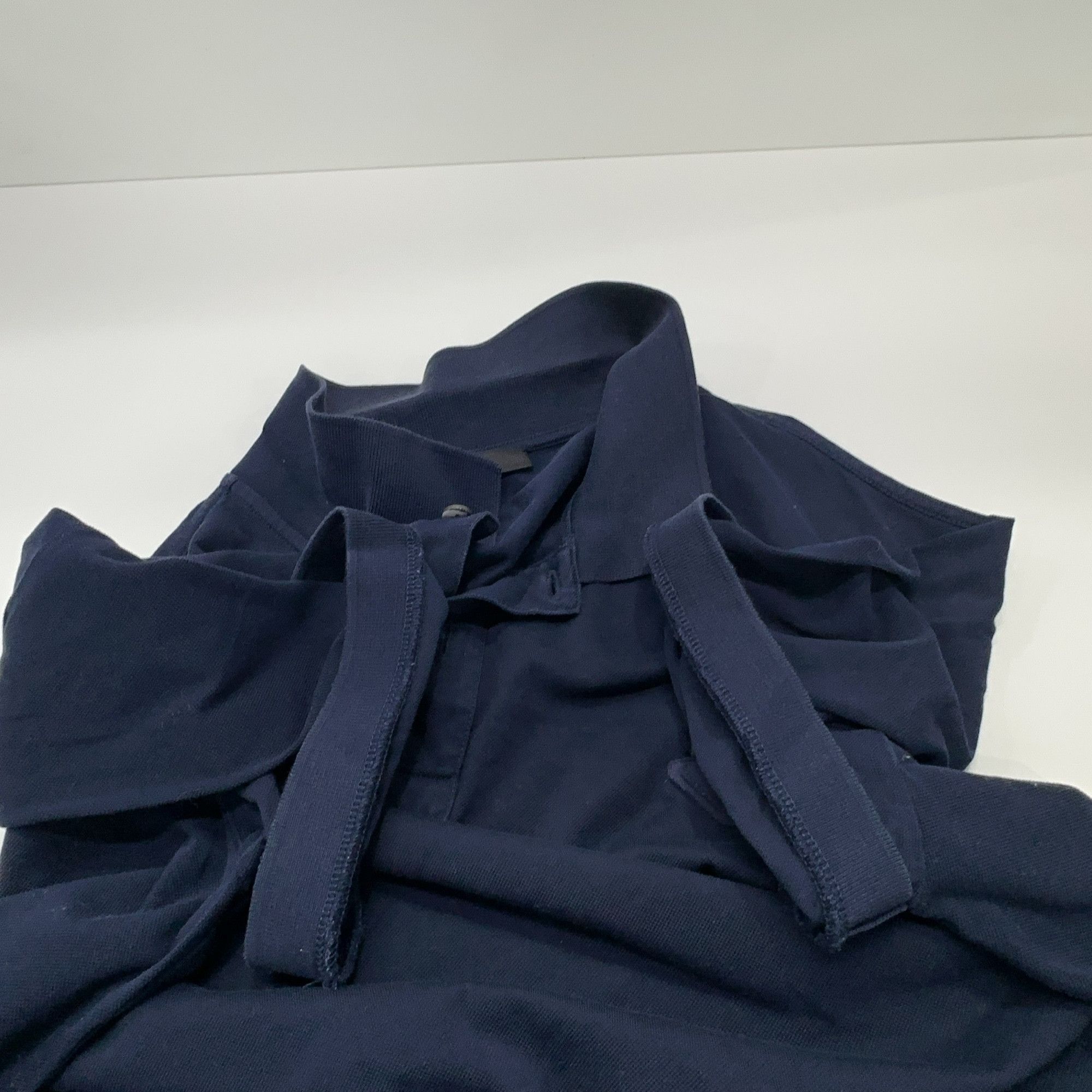 Prada Prada Navy Logo Polo Shirt Size XXL Size US XXL / EU 58 / 5 - 10 Thumbnail