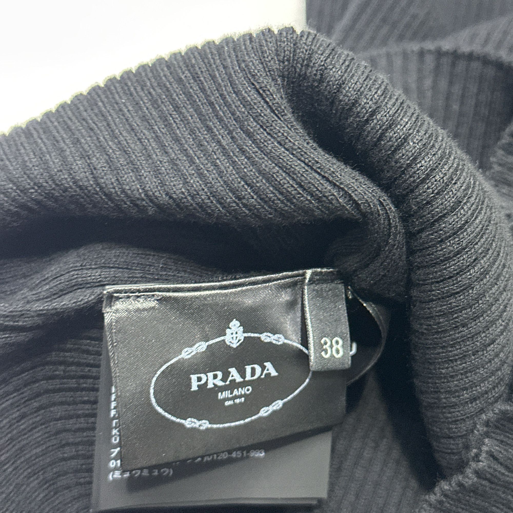Prada Prada Ribbed Knit Sweater Size 38 Size XS / US 0-2 / IT 36-38 - 3 Thumbnail
