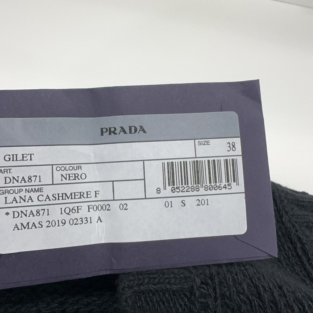Prada Prada Wool Cashmere V-Neck Gilet Size 38 Size XS / US 0-2 / IT 36-38 - 4 Thumbnail