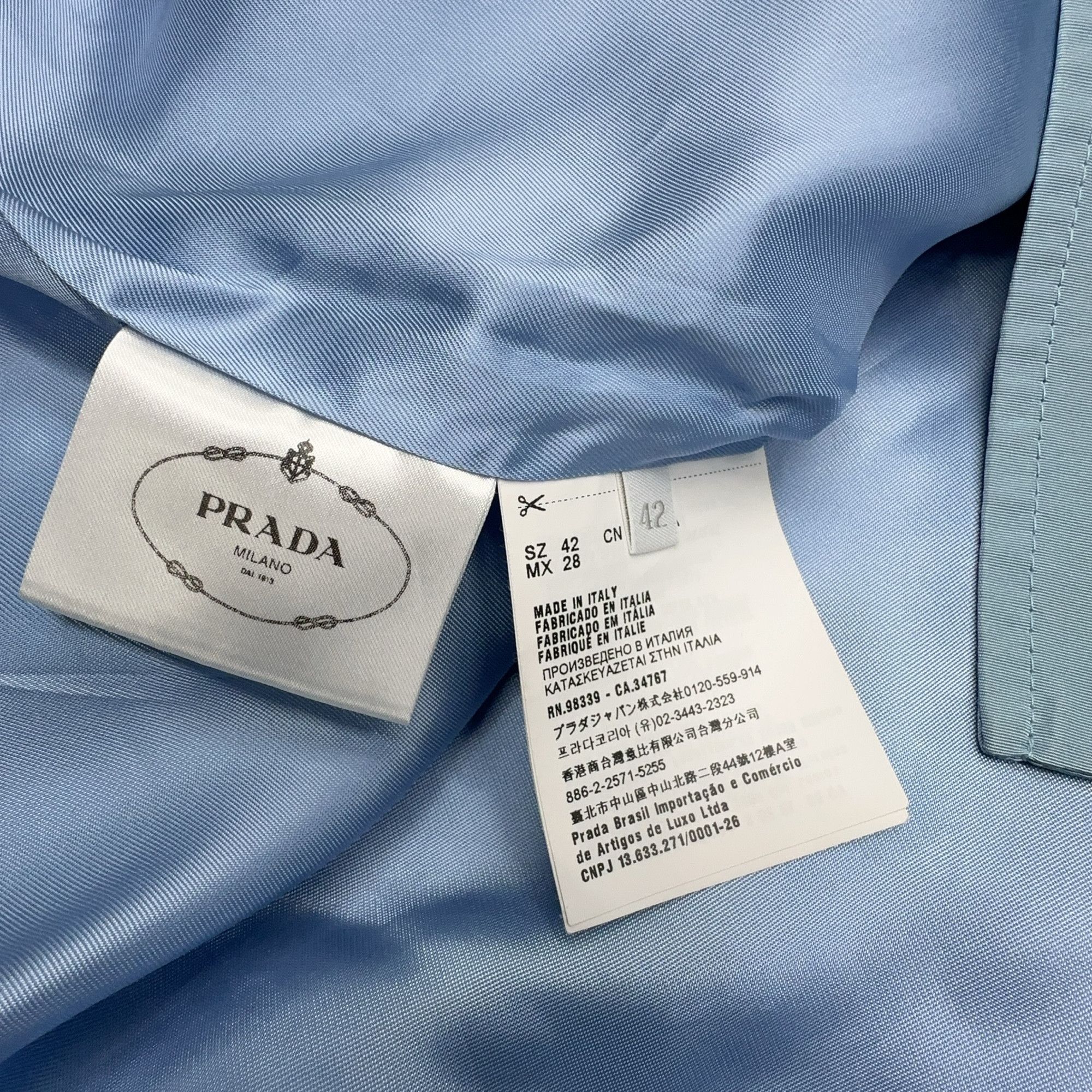 Prada Prada Nylon Button Up Jacket Size 42 Size M / US 6-8 / IT 42-44 - 5 Thumbnail