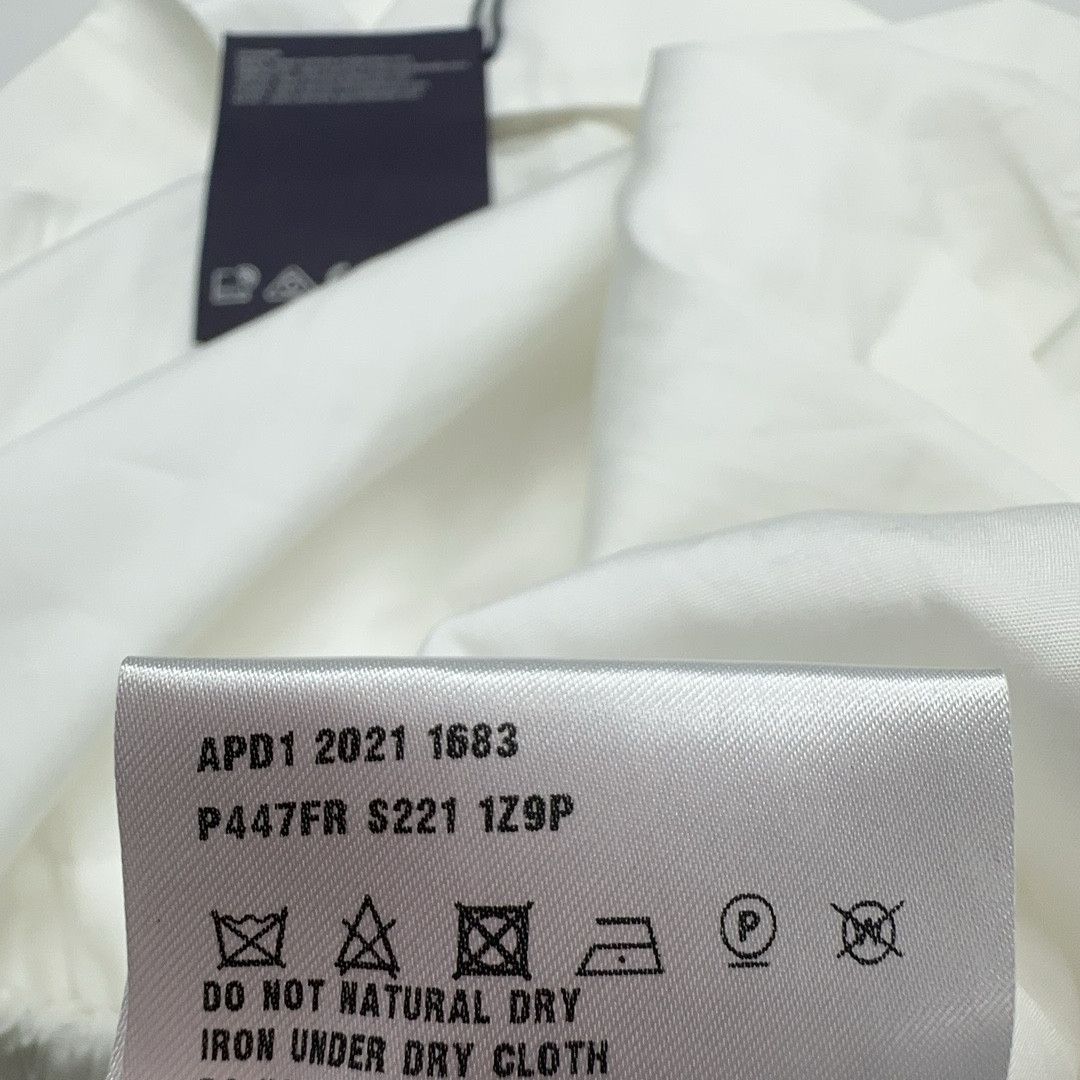 Prada Prada Embroidered Logo Button Up Shirt Size 38 Size XS / US 0-2 / IT 36-38 - 5 Thumbnail