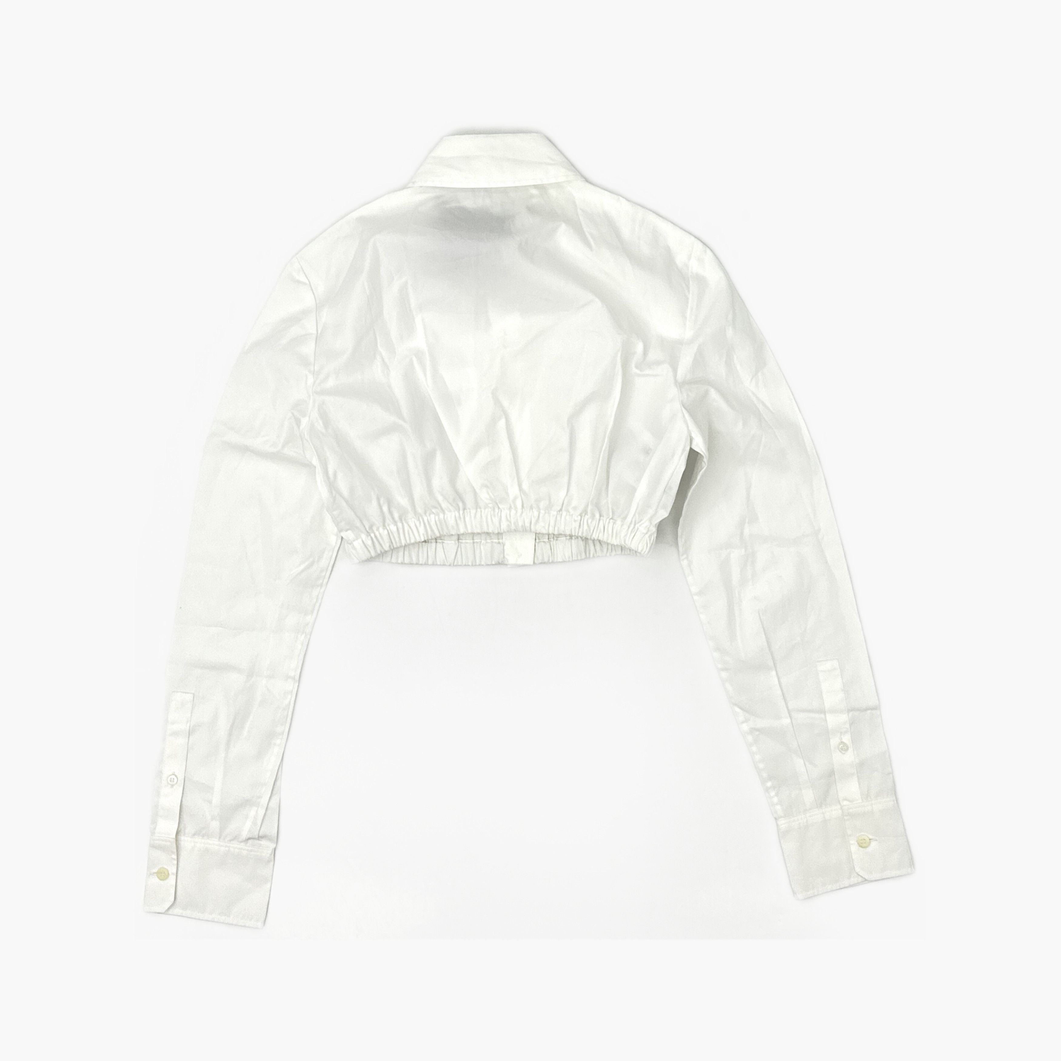 Prada Prada Embroidered Logo Button Up Shirt Size 38 Size XS / US 0-2 / IT 36-38 - 2 Thumbnail