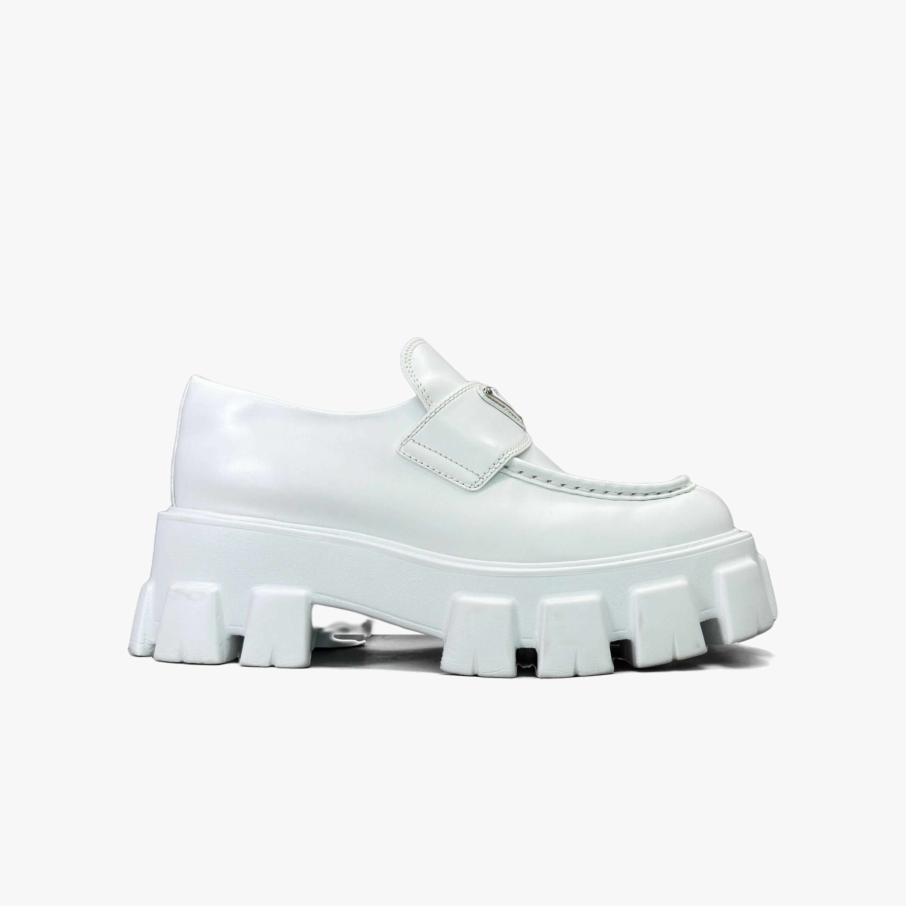 Prada Prada Monolith Logo Loafers Size 38 Size US 8 / IT 38 - 4 Thumbnail