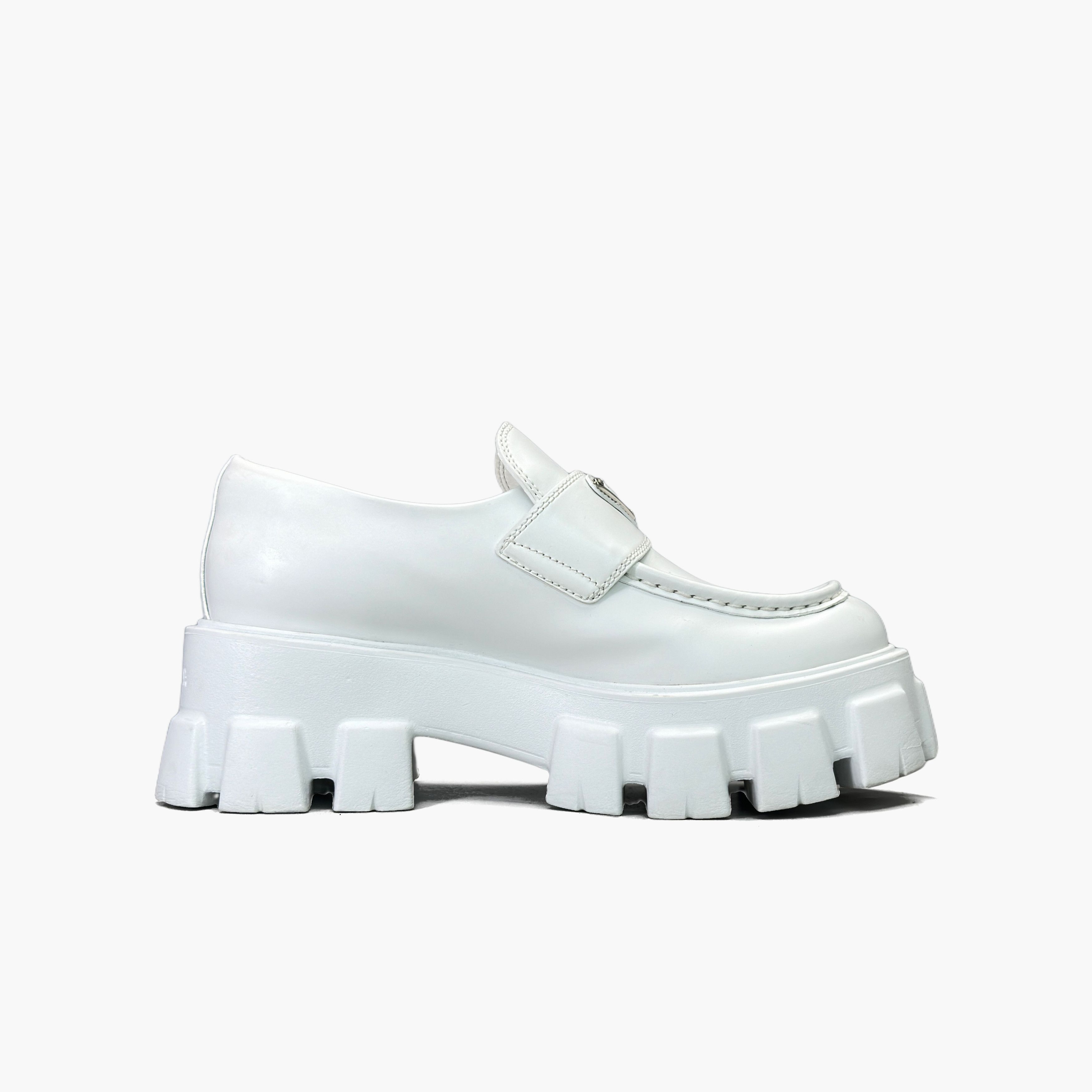 Prada Prada Monolith Logo Loafers Size 38 Size US 8 / IT 38 - 2 Thumbnail