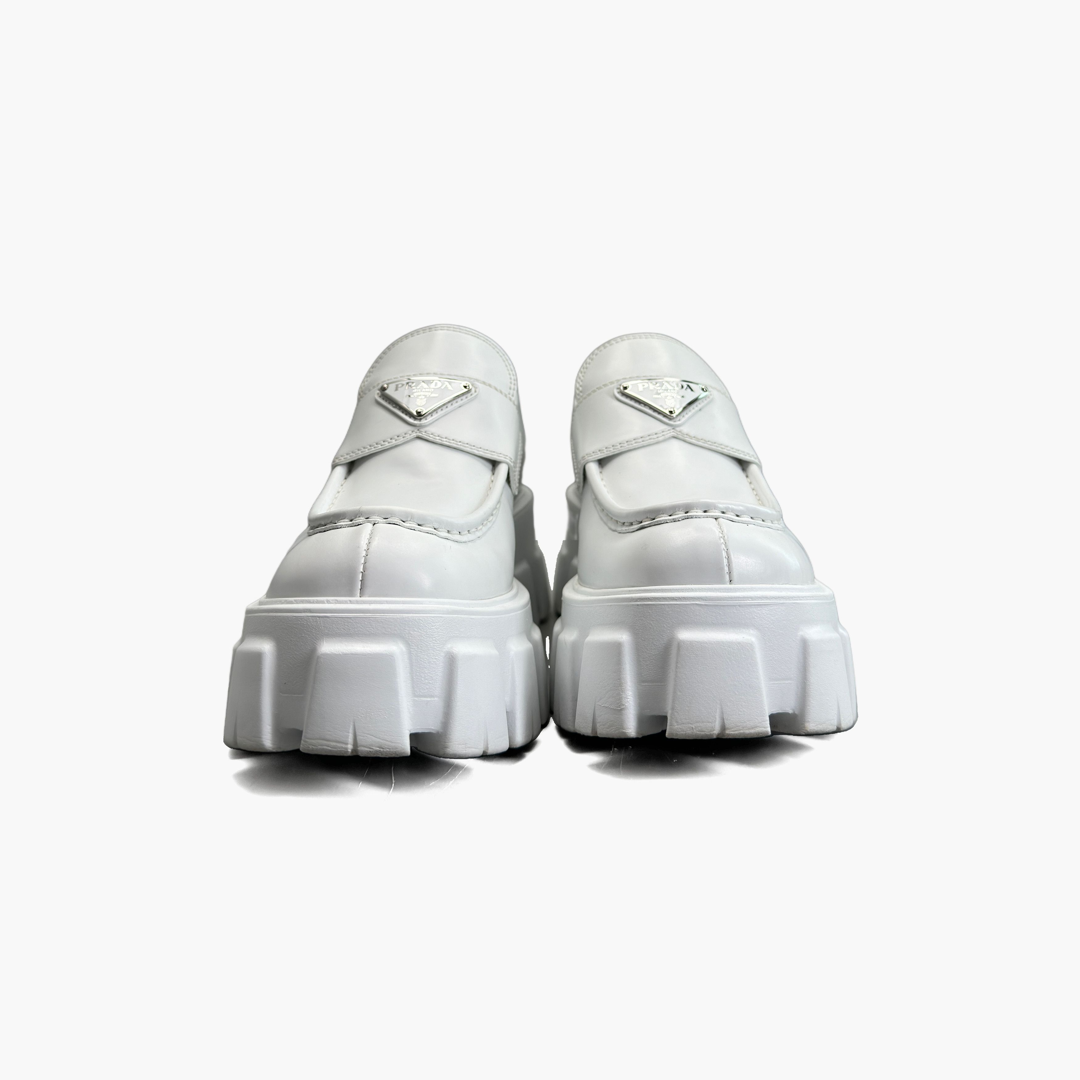 Prada Prada Monolith Logo Loafers Size 38 Size US 8 / IT 38 - 5 Thumbnail