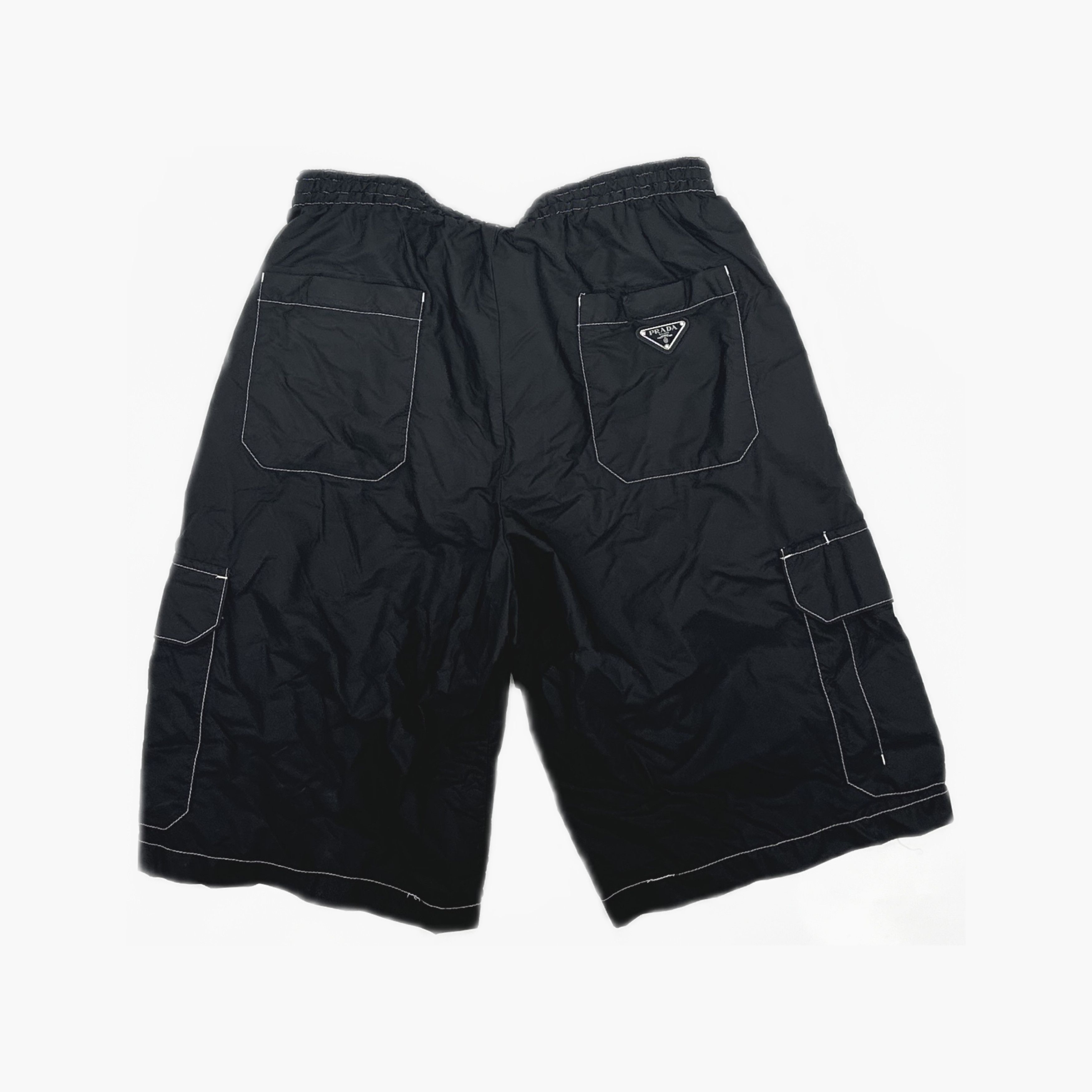 Prada Prada Re-Nylon Cargo Shorts Black Size 30 Size US 30 / EU 46 - 2 Thumbnail