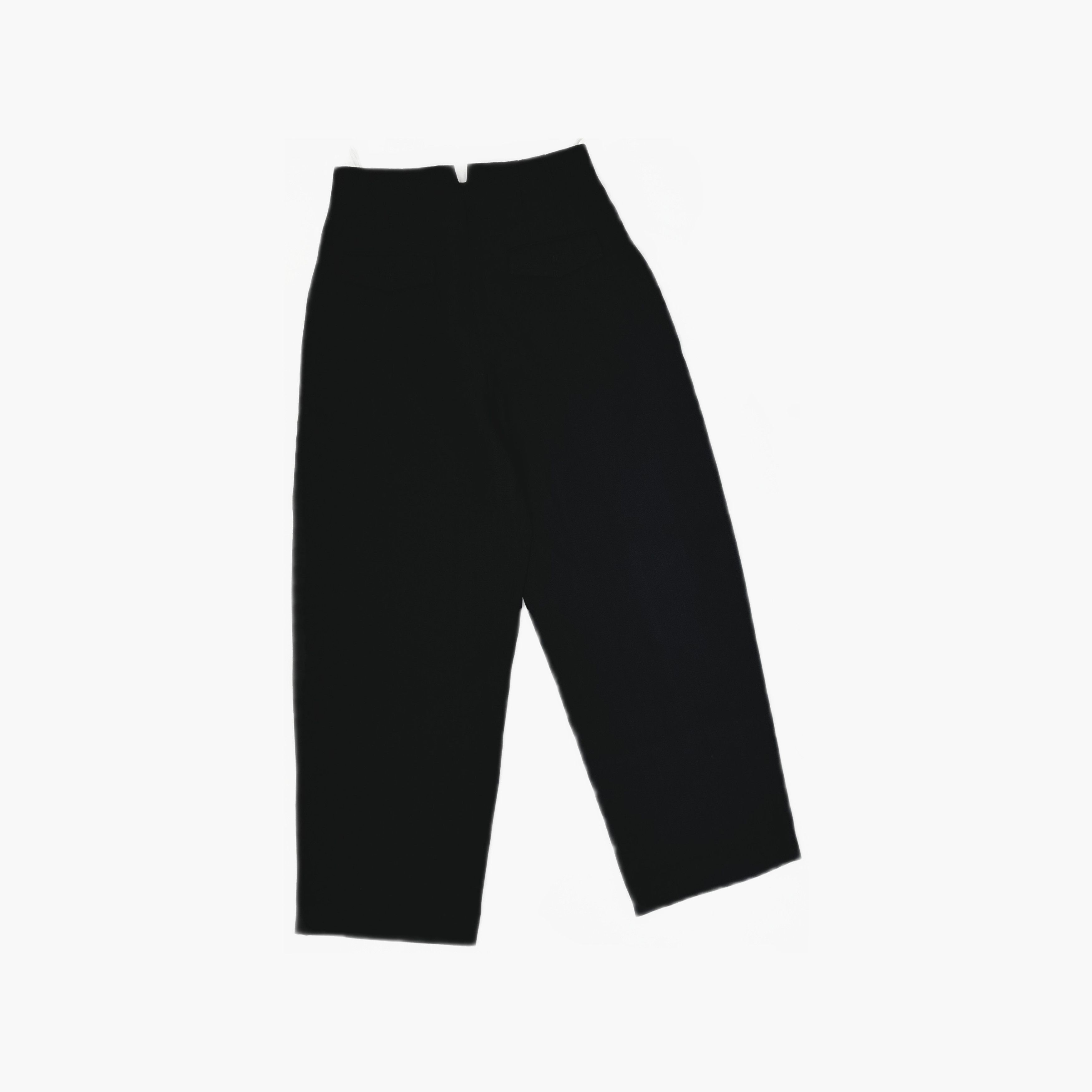Celine Celine Black Viscose Silk Trousers Size 36 Size 26" / US 2 / IT 38 - 2 Thumbnail