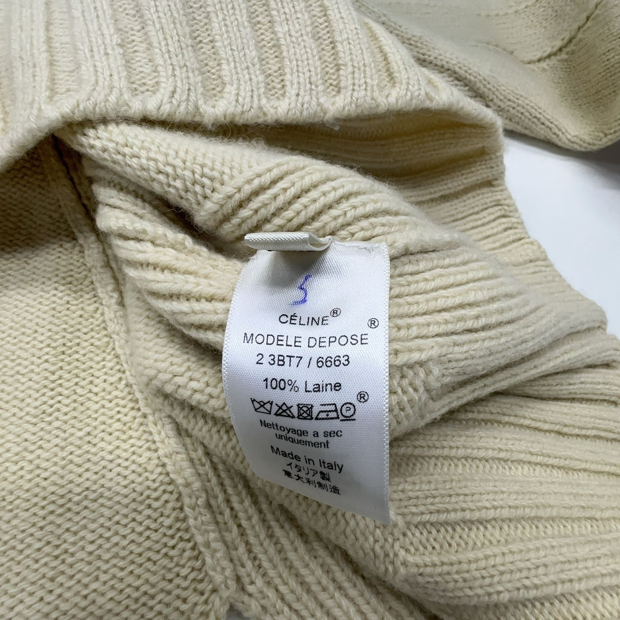 Celine Celine Wool Ribbed Knit Sweater Size S Size S / US 4 / IT 40 - 5 Thumbnail