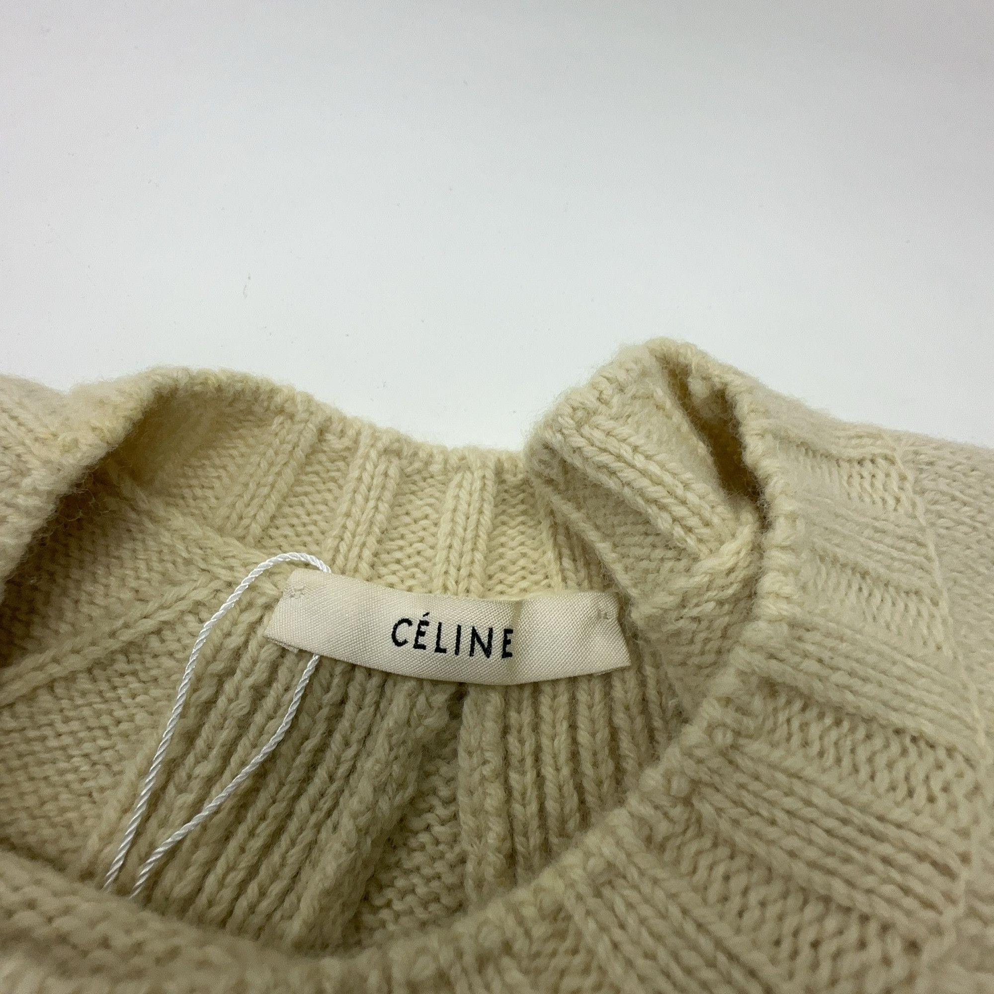 Celine Celine Wool Ribbed Knit Sweater Size S Size S / US 4 / IT 40 - 3 Thumbnail