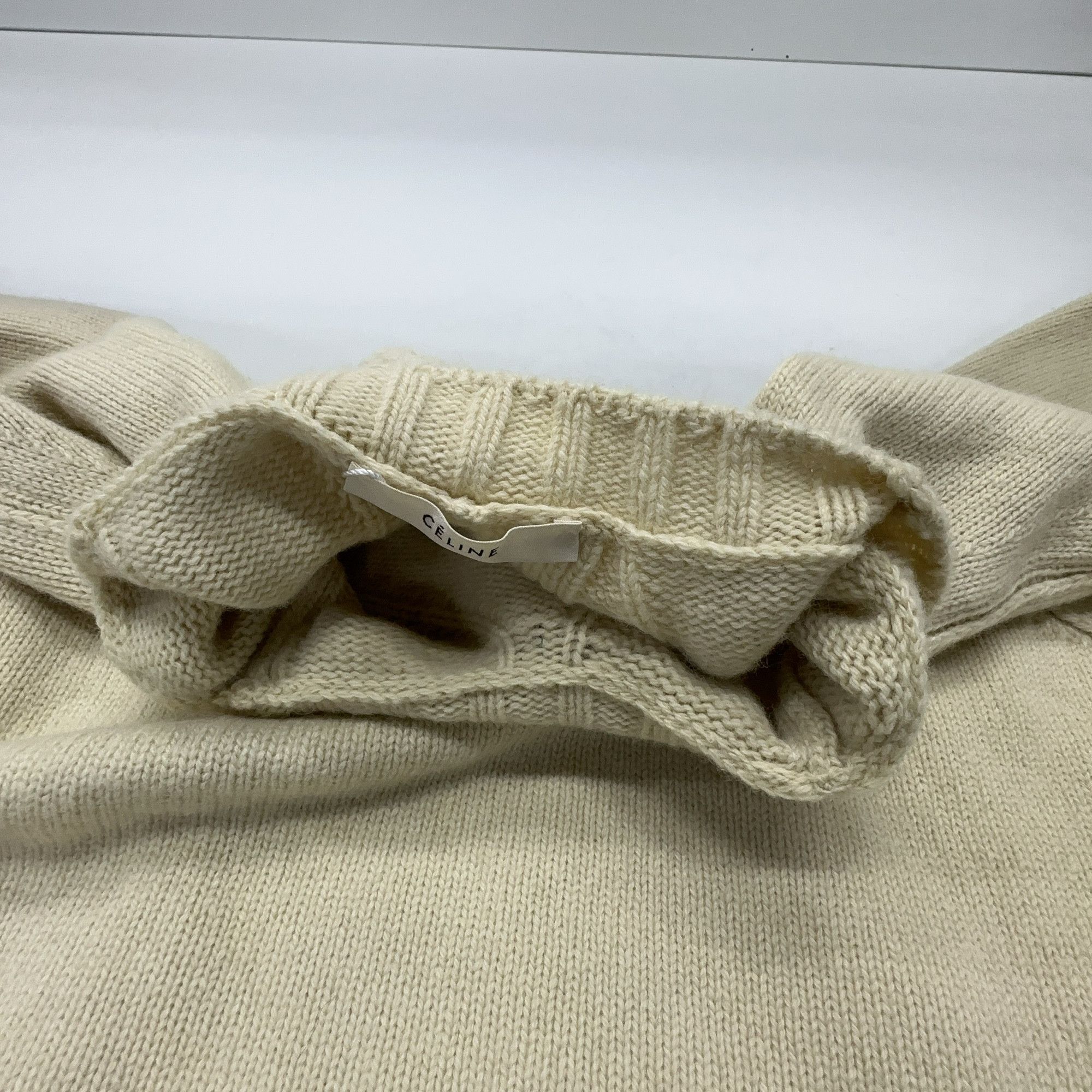 Celine Celine Wool Ribbed Knit Sweater Size S Size S / US 4 / IT 40 - 6 Thumbnail