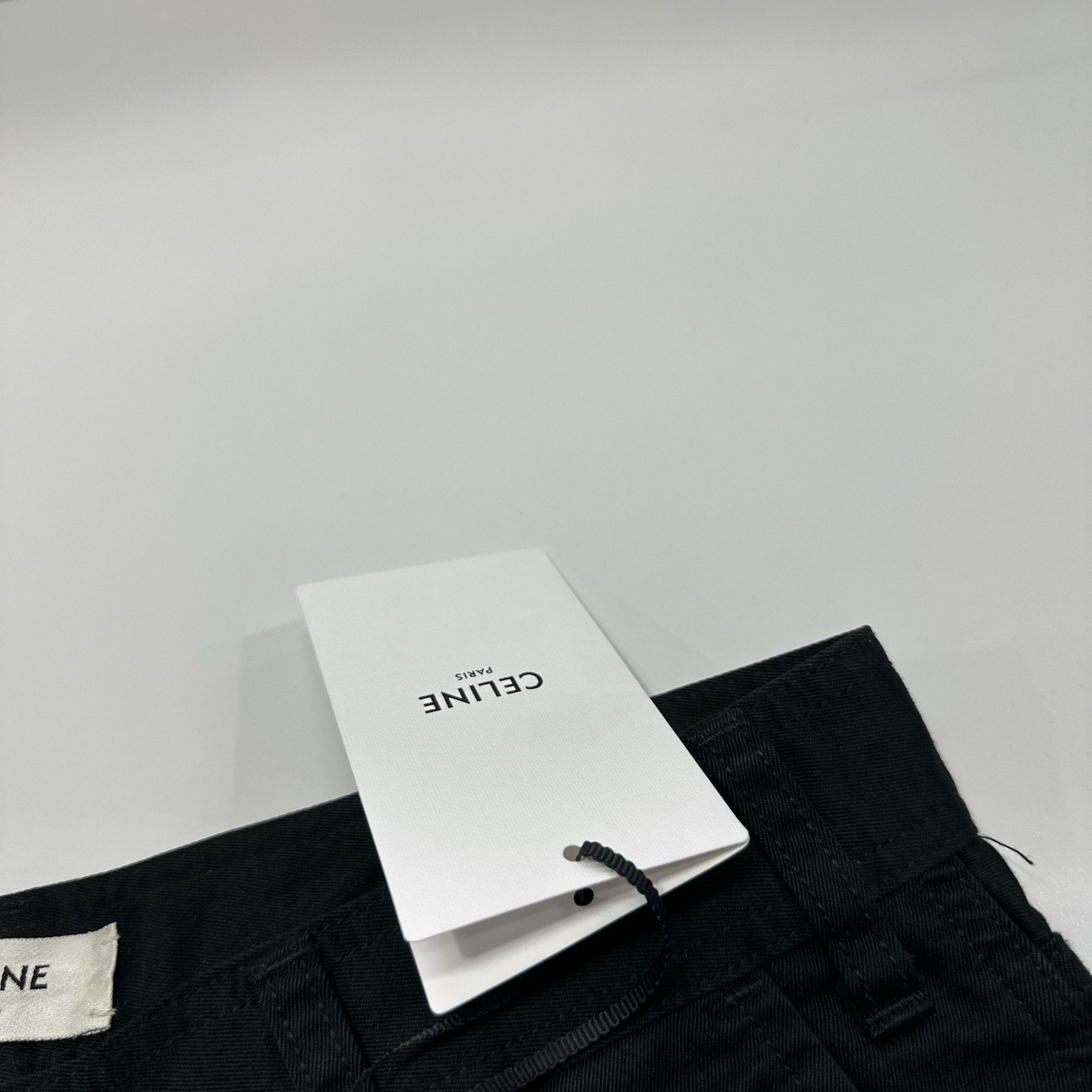Celine Celine Cotton Wide-Leg Trousers Size 30 Size US 30 / EU 46 - 4 Thumbnail