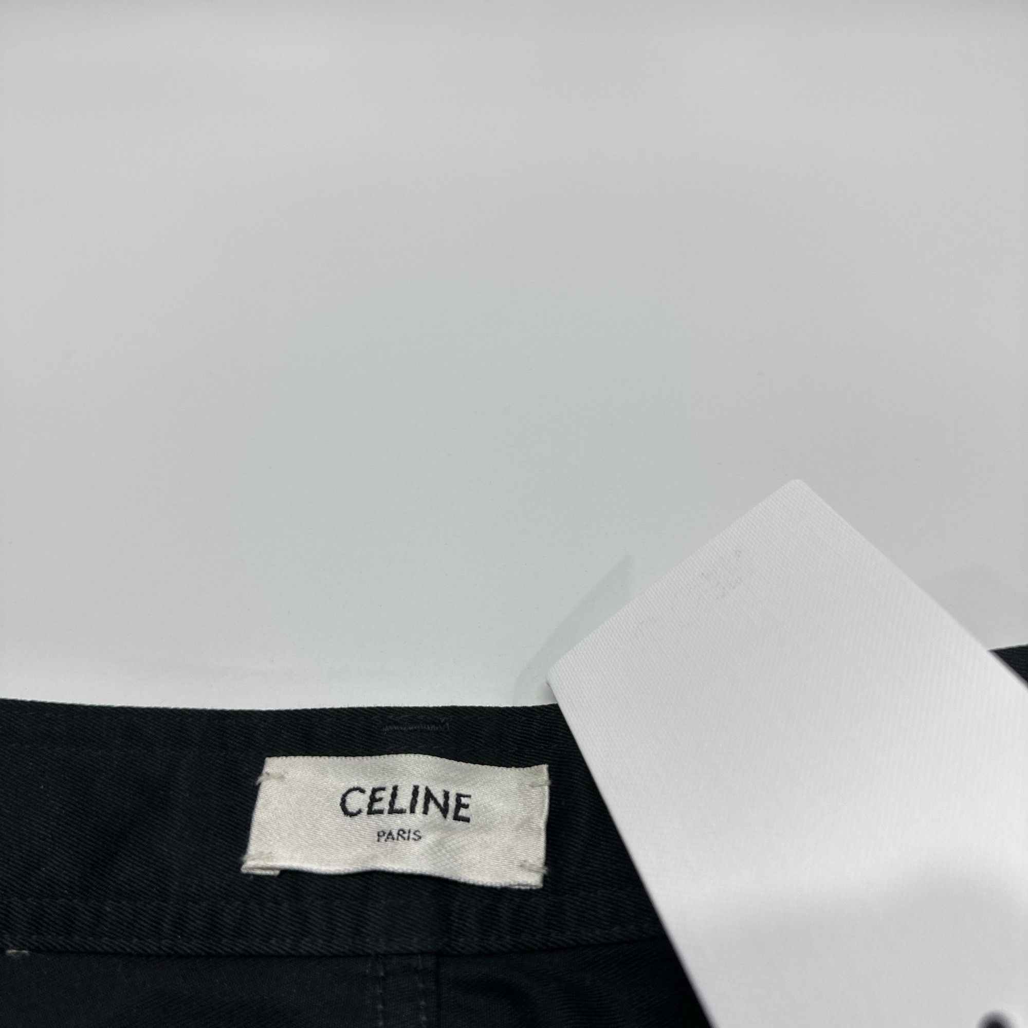 Celine Celine Cotton Wide-Leg Trousers Size 30 Size US 30 / EU 46 - 3 Thumbnail