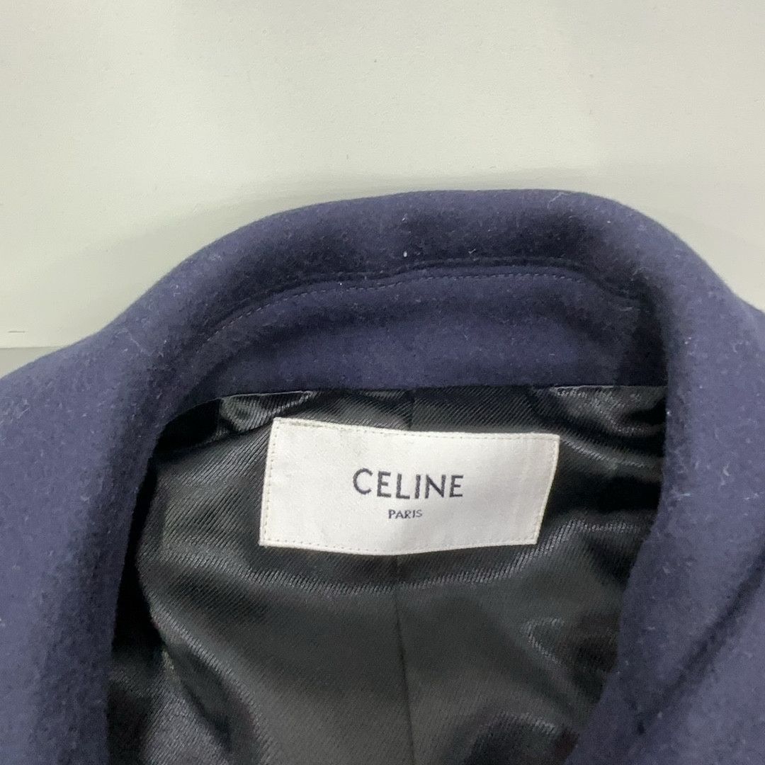 Celine Celine Cashmere Double-Breasted Peacoat Size 50 Size US M / EU 48-50 / 2 - 6 Thumbnail
