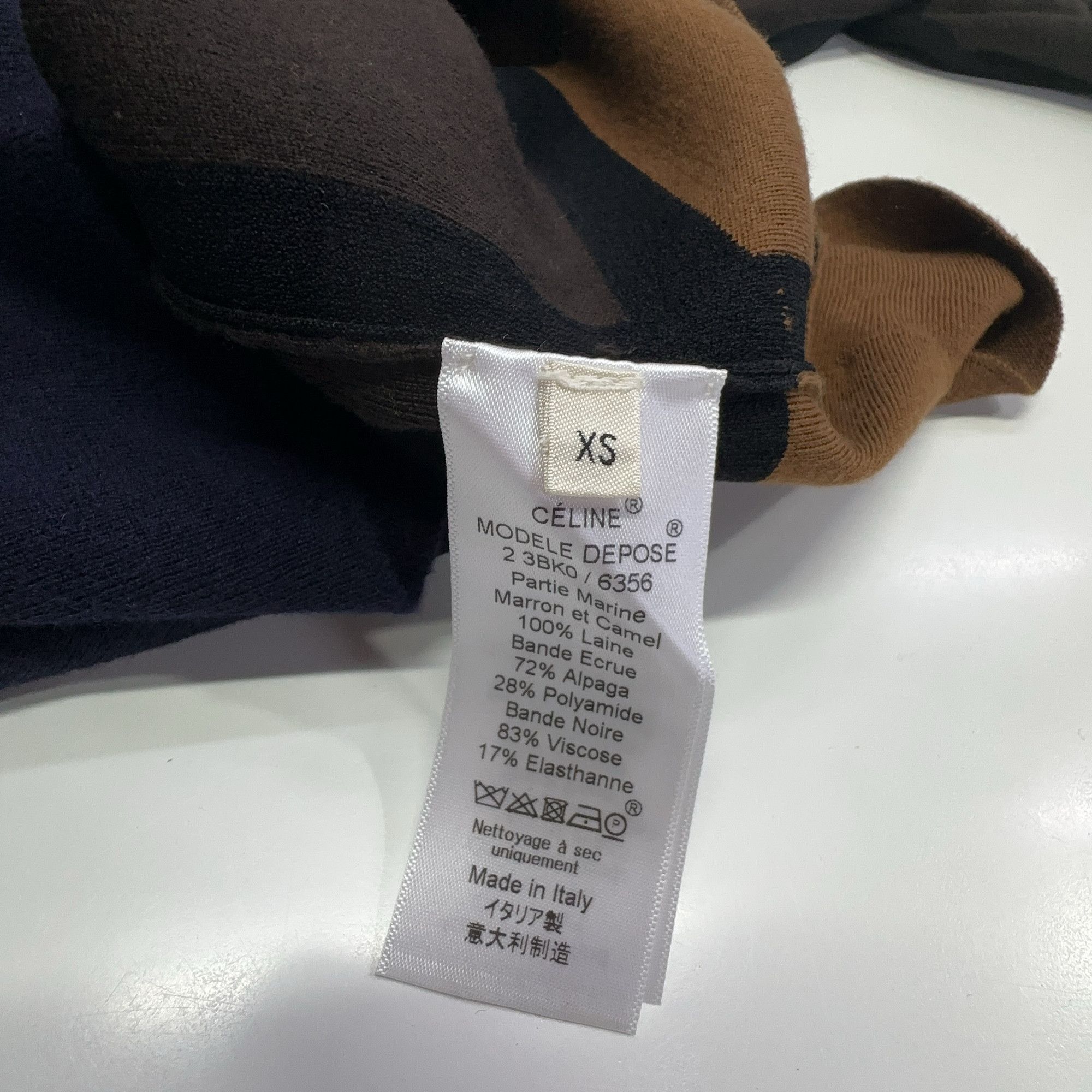 Celine Celine Colorblock Sweater Size XS Size XS / US 0-2 / IT 36-38 - 3 Thumbnail