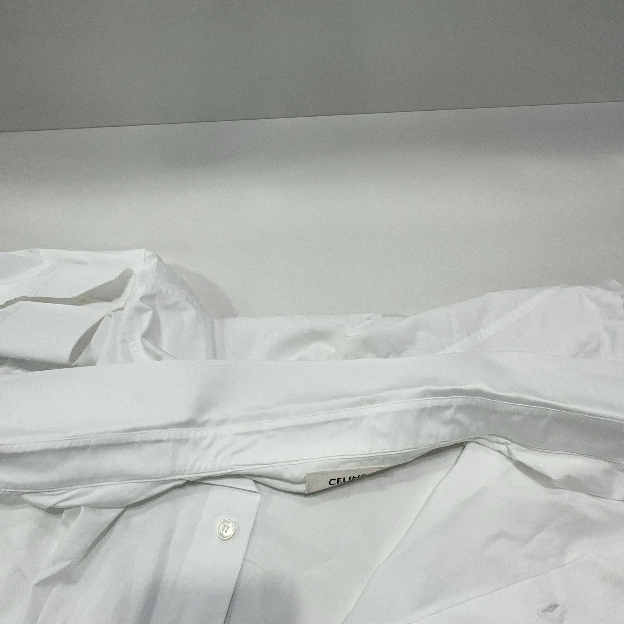 Celine Celine Logo Button Up Shirt Size L Size US L / EU 52-54 / 3 - 7 Thumbnail
