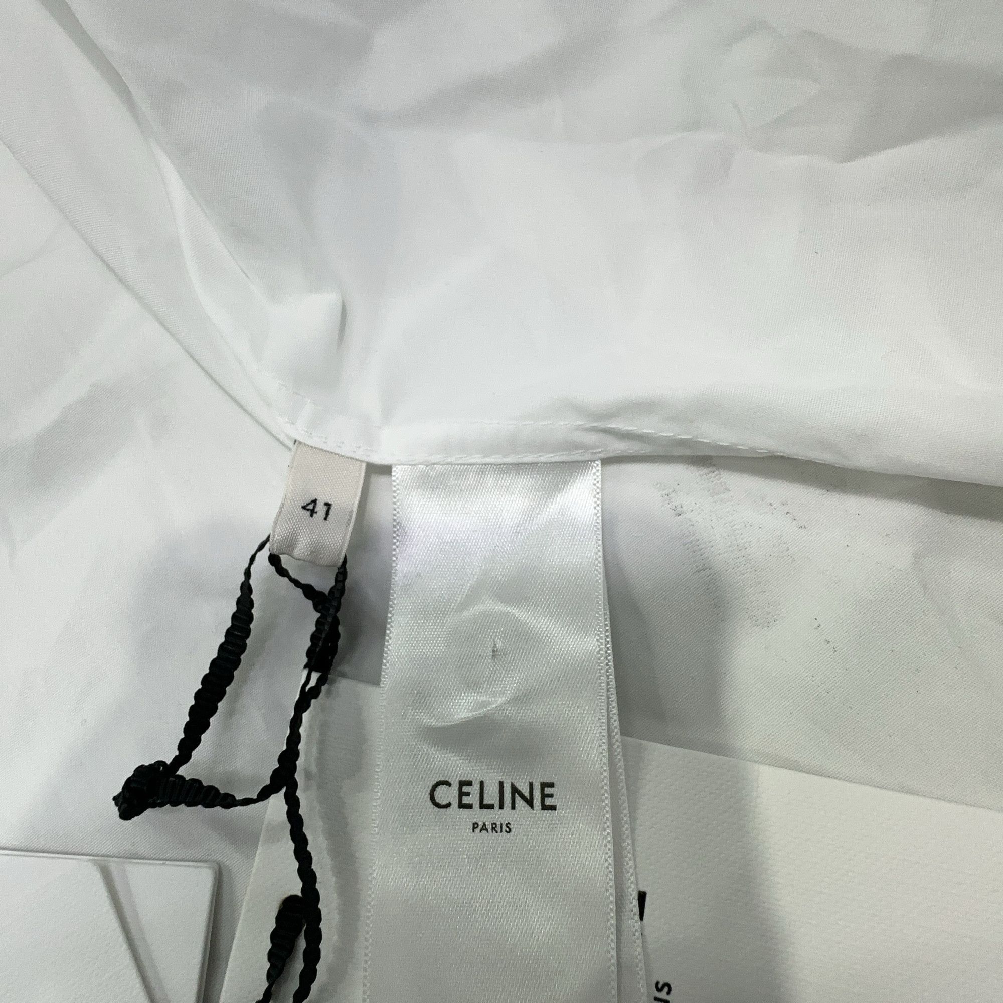 Celine Celine Logo Button Up Shirt Size L Size US L / EU 52-54 / 3 - 3 Thumbnail