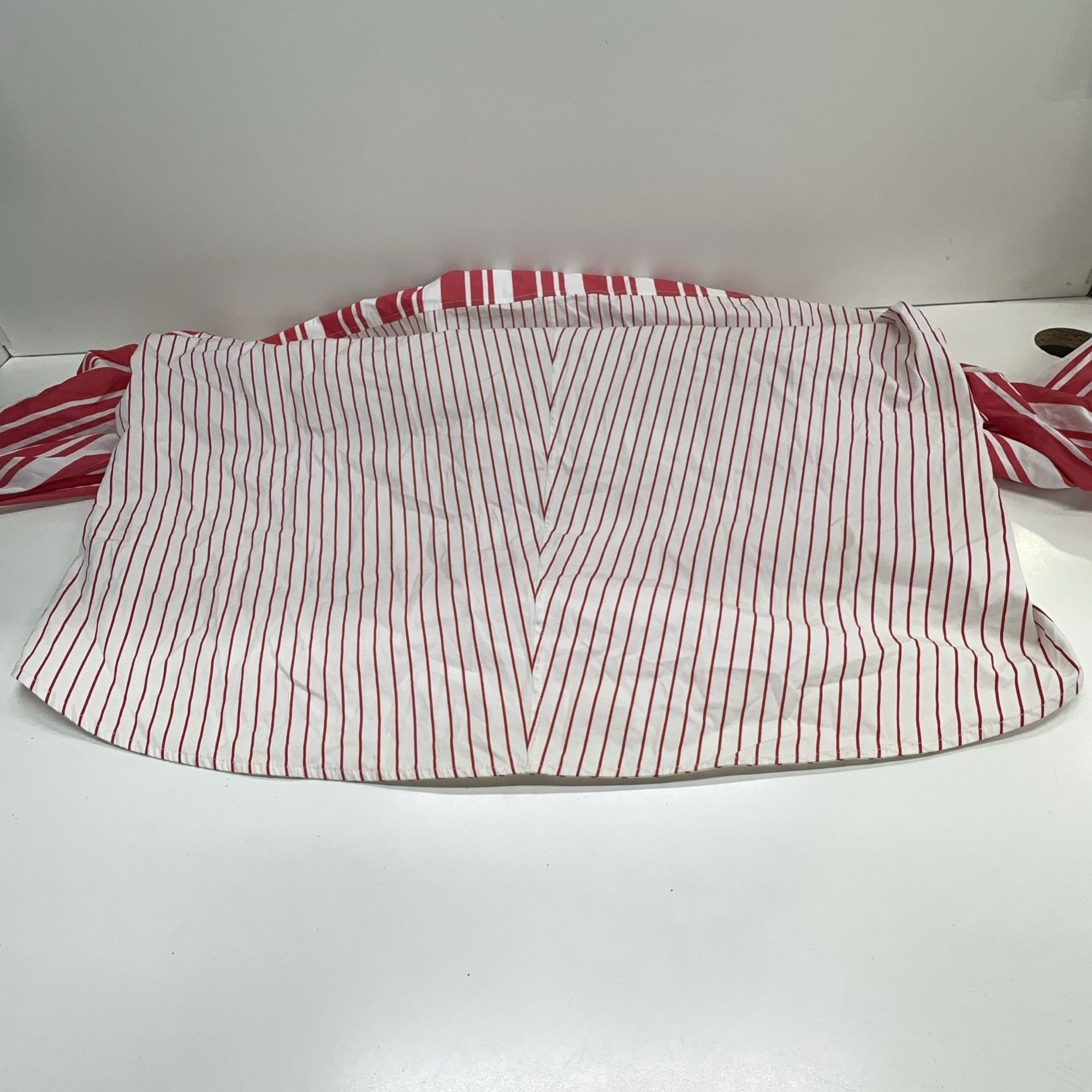 Celine Celine Red Striped Button Up Shirt Size 34 Size XXS / US 00 / IT 34 - 8 Thumbnail