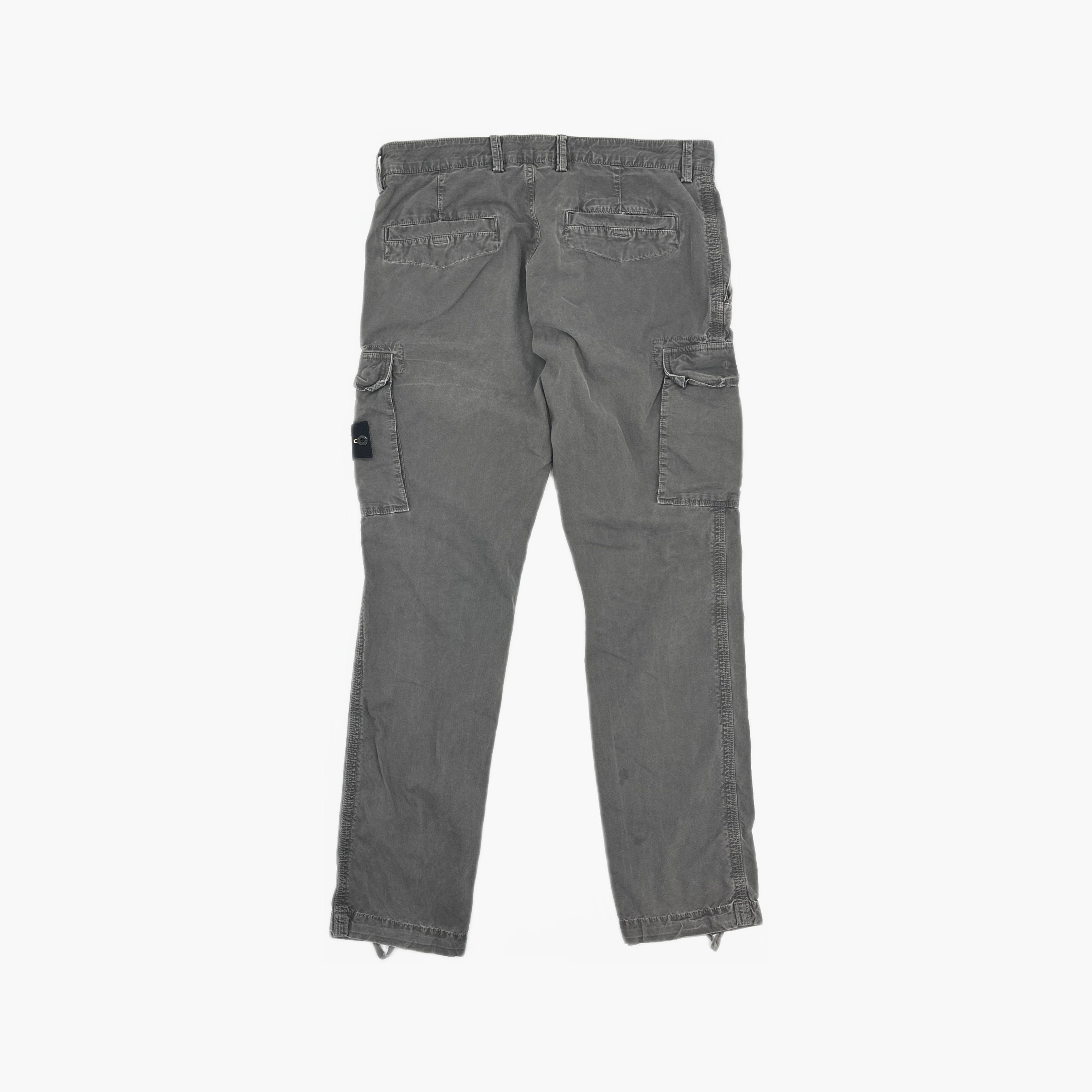 Stone Island Stone Island Compass Patch Cargo Pants Size 33 Size US 33 - 2 Thumbnail