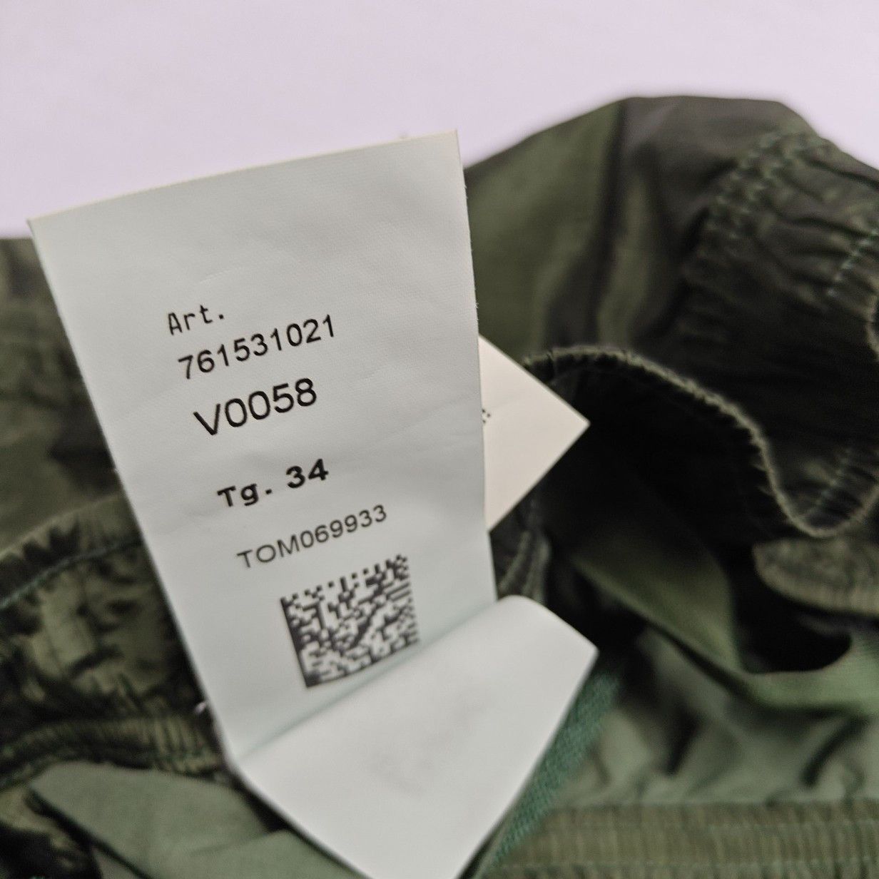 Stone Island Stone Island Olive Nylon Cargo Joggers Size 34 Size US 34 / EU 50 - 3 Thumbnail