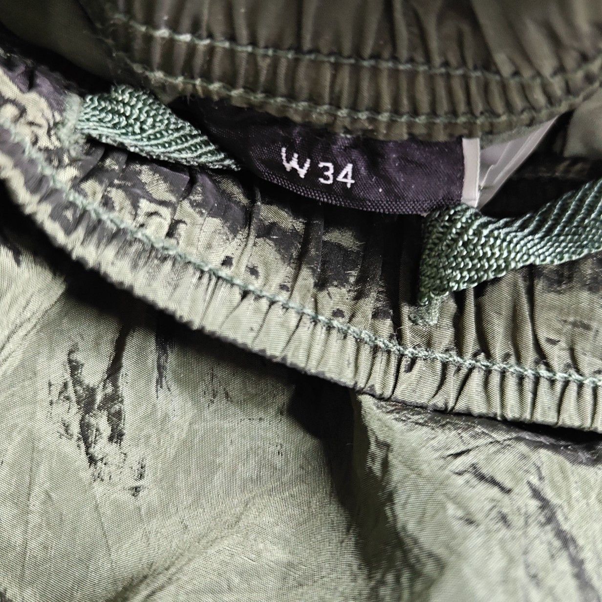 Stone Island Stone Island Olive Nylon Cargo Joggers Size 34 Size US 34 / EU 50 - 4 Thumbnail