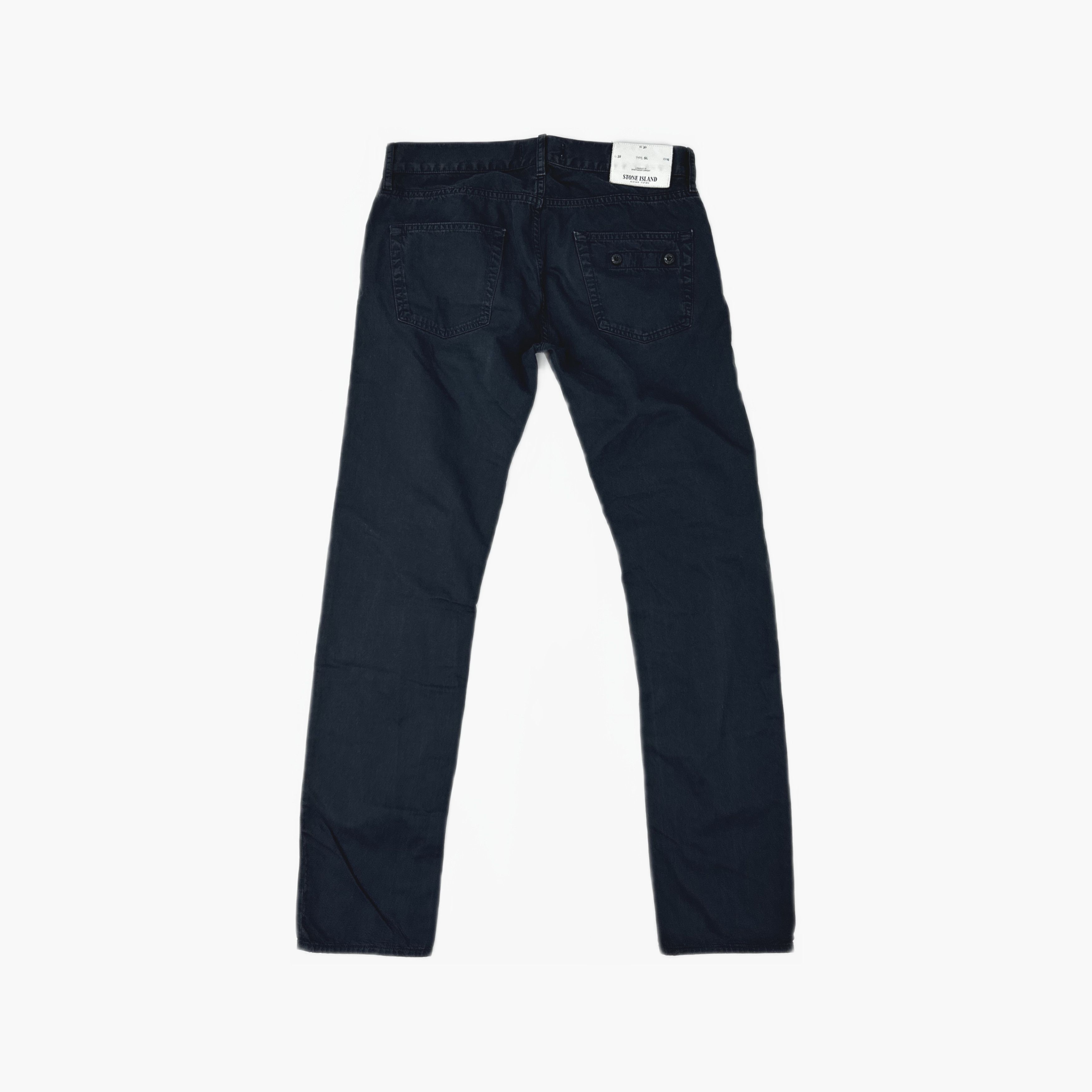 Stone Island Stone Island Cotton Casual Pants Black W30 Size US 30 / EU 46 - 2 Thumbnail