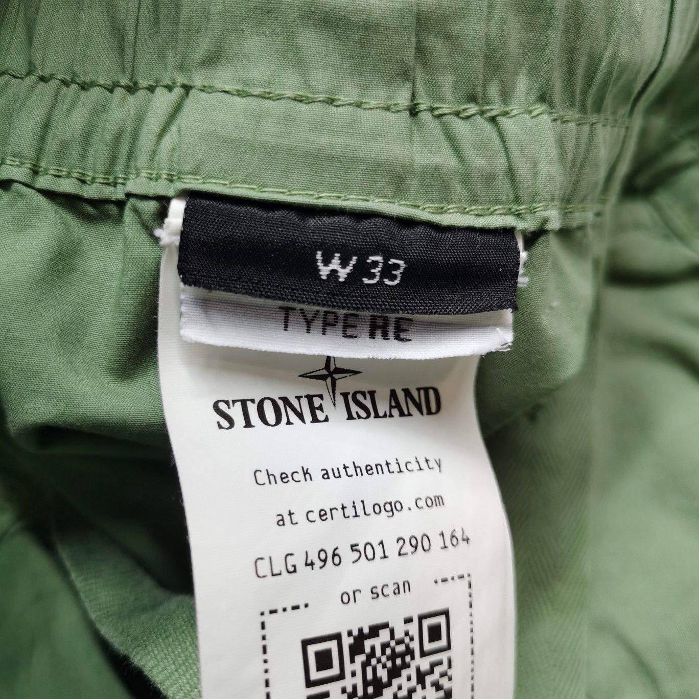 Stone Island Stone Island Green Cargo Pants Size 33 Size US 33 - 3 Thumbnail