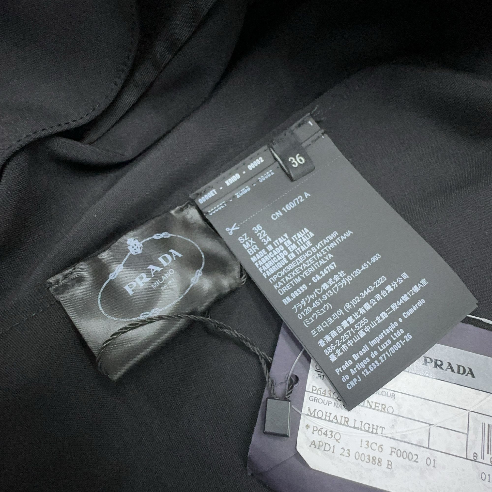 Prada Prada Mohair Zip Jacket Size 36 Size XS / US 0-2 / IT 36-38 - 5 Thumbnail