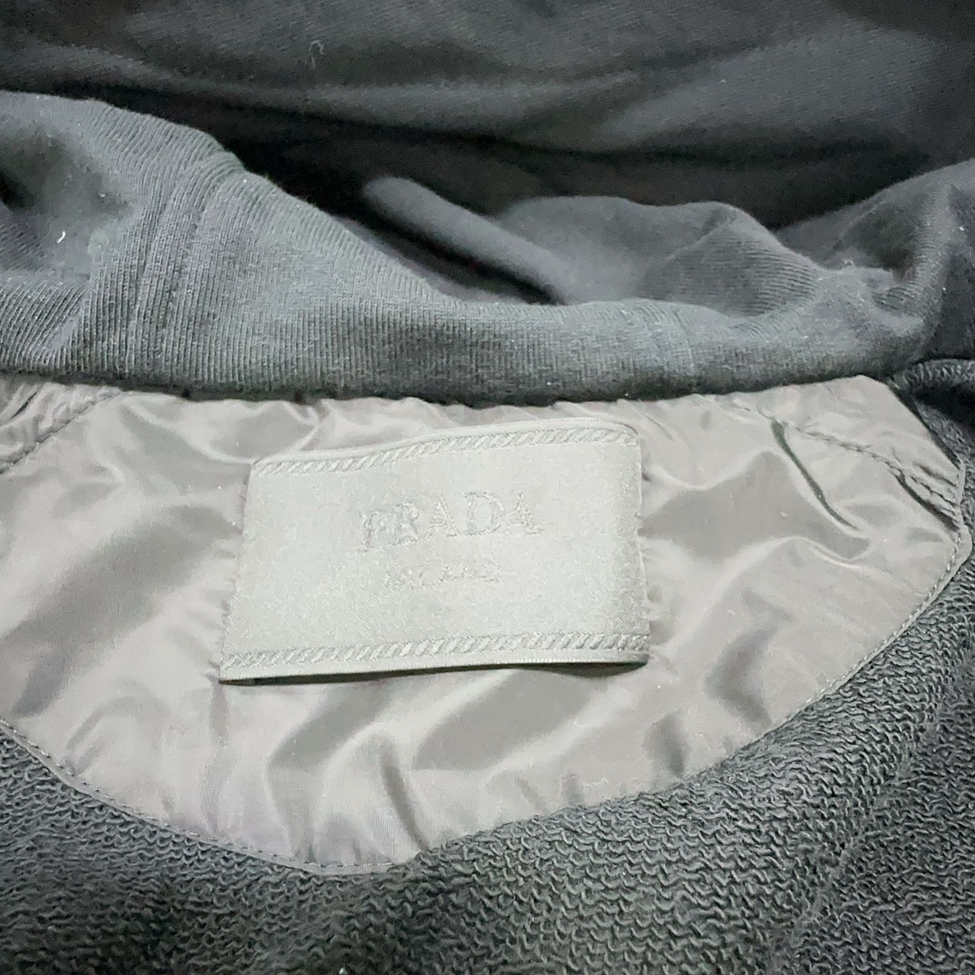 Prada Prada Logo Zip-Up Hoodie Black Size L Size US L / EU 52-54 / 3 - 5 Thumbnail