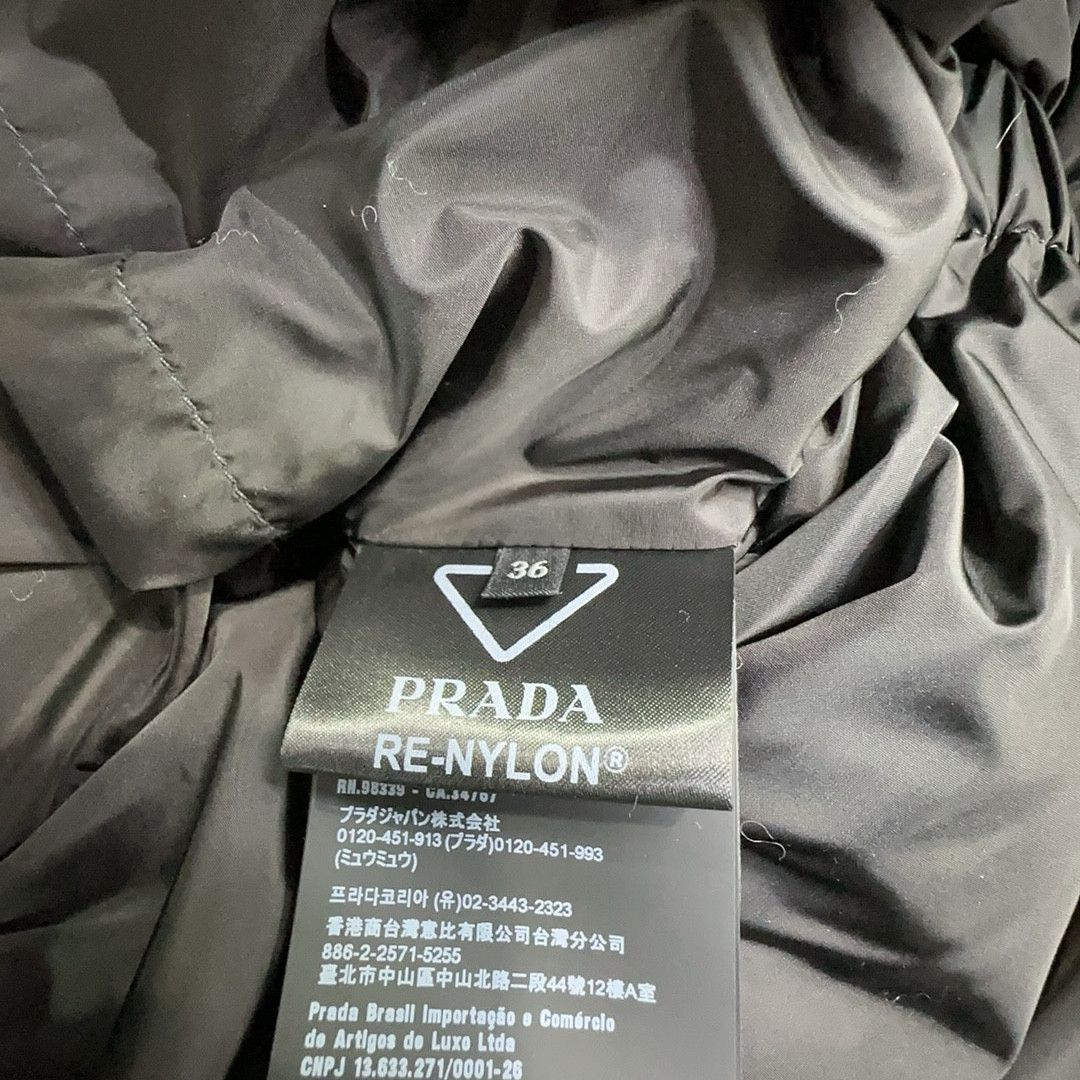 Prada Prada Re-Nylon Logo Puffer Coat Size 36 Size XS / US 0-2 / IT 36-38 - 3 Thumbnail