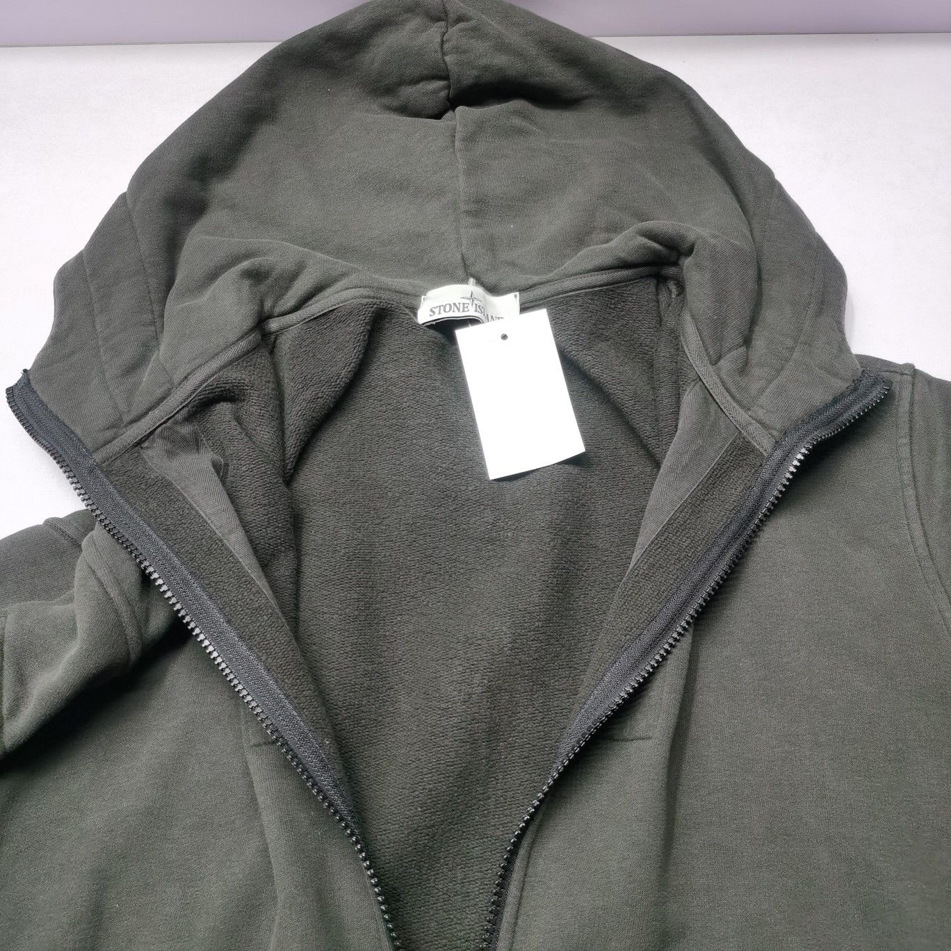 Stone Island Stone Island Zip Up Logo Hoodie Size XL Size US XL / EU 56 / 4 - 14 Thumbnail