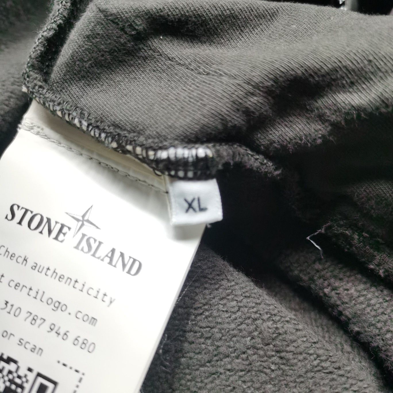 Stone Island Stone Island Zip Up Logo Hoodie Size XL Size US XL / EU 56 / 4 - 6 Thumbnail
