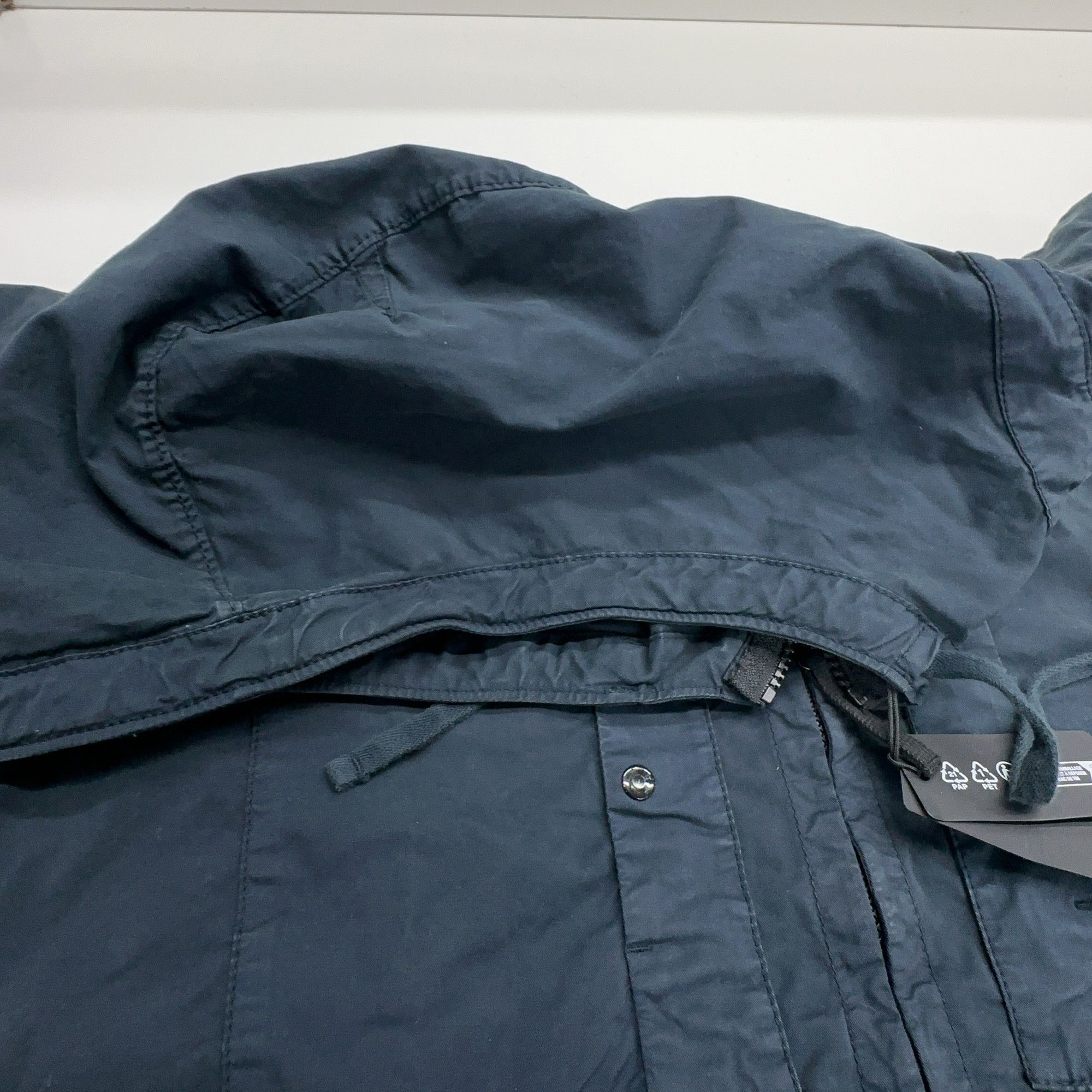 Stone Island Stone Island Hooded Zip Jacket Navy Size L Size US L / EU 52-54 / 3 - 8 Thumbnail