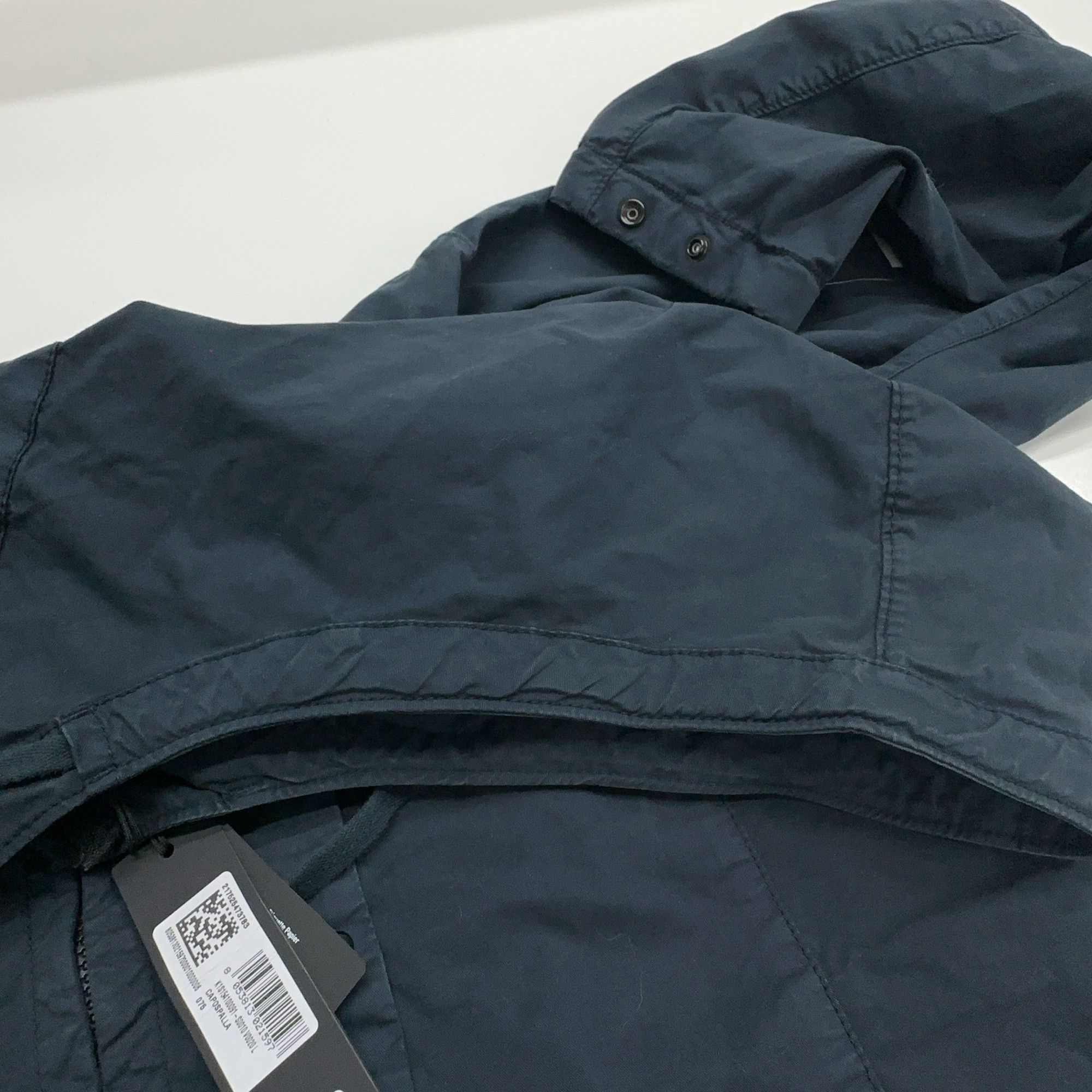 Stone Island Stone Island Hooded Zip Jacket Navy Size L Size US L / EU 52-54 / 3 - 9 Thumbnail